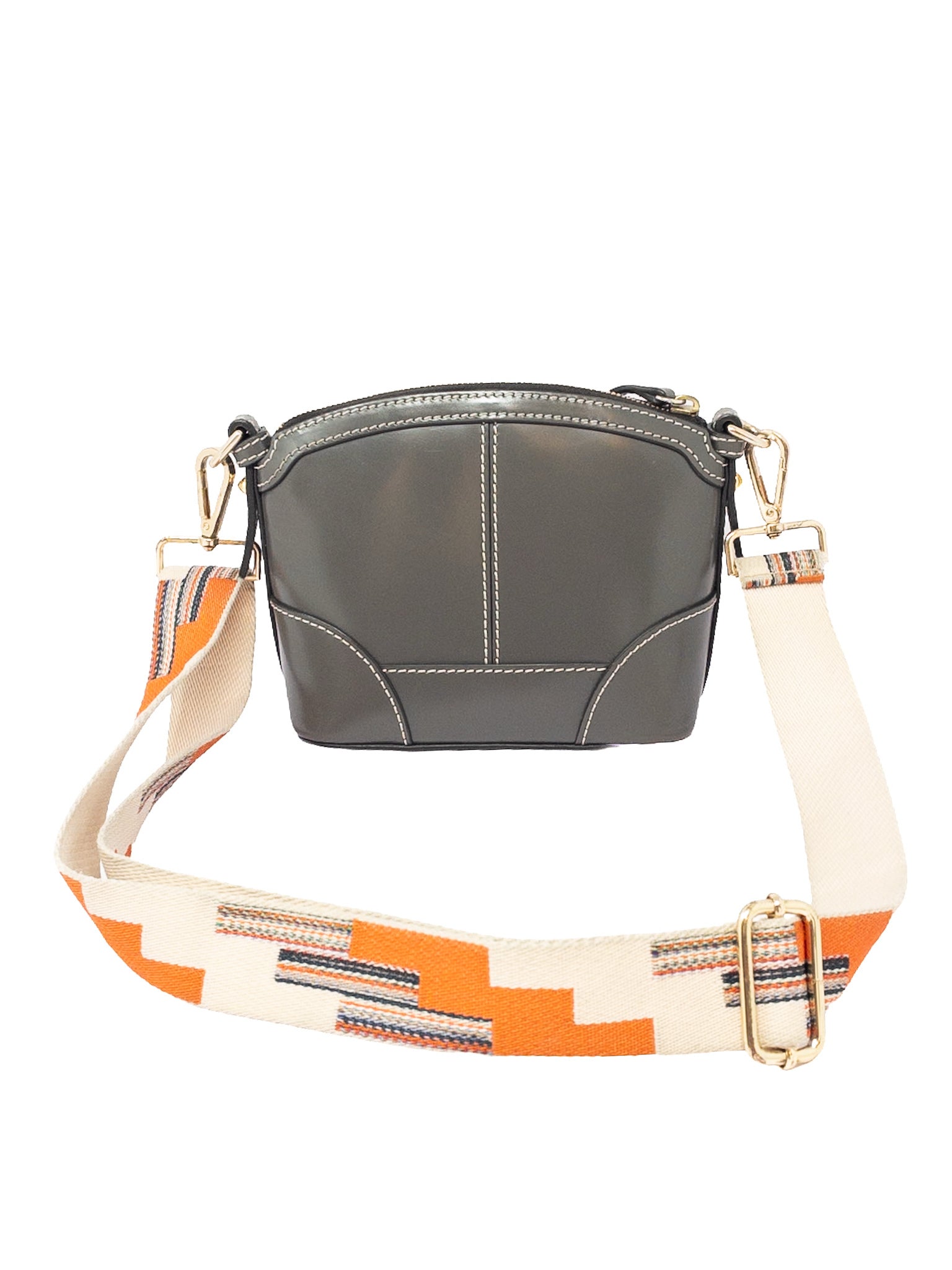 Dooney & Bourke Gray Color Block Leather Purse