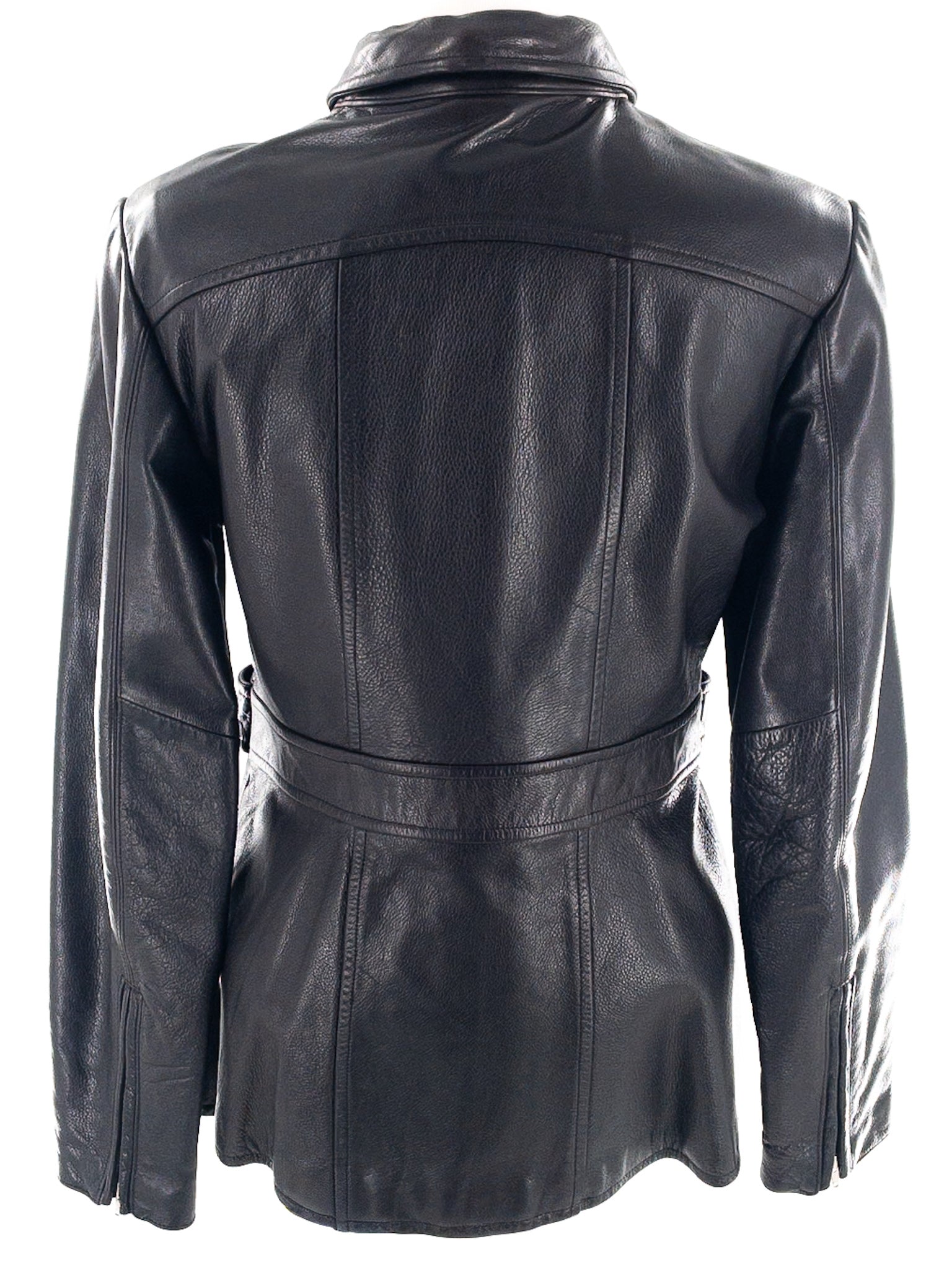 Banana Republic Brown Zip Leather Size S Jacket