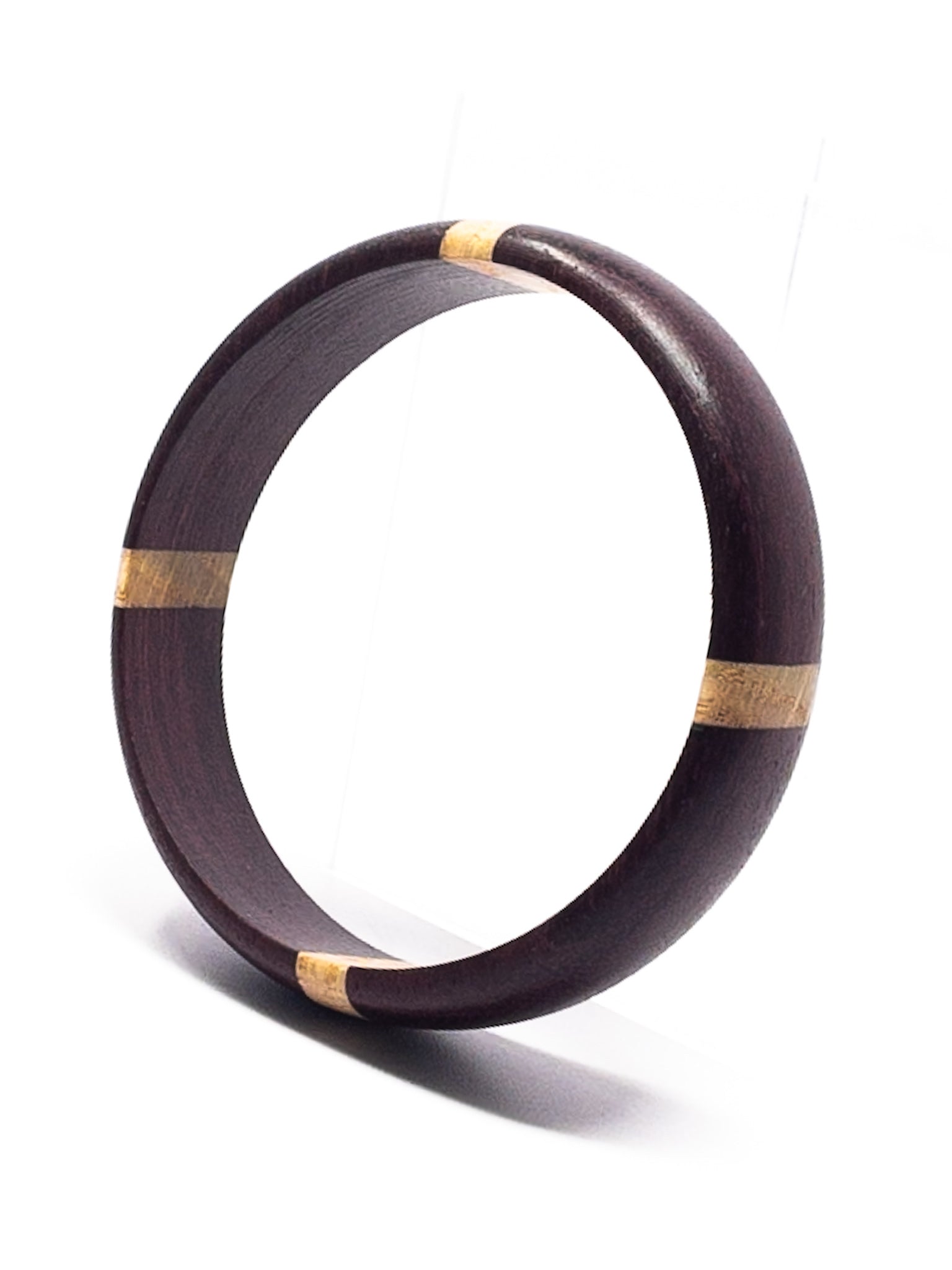 Tan Maroon Wood Bracelets