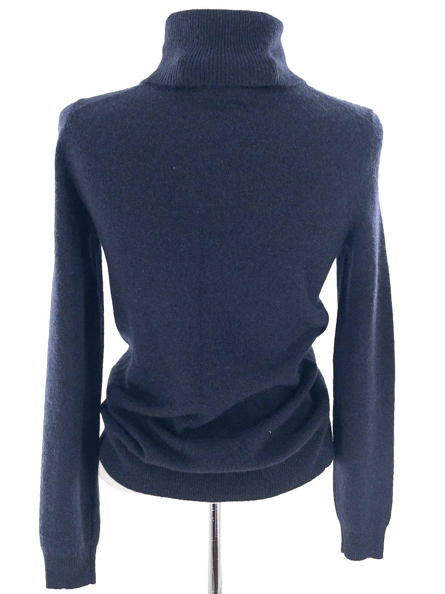 C Navy Cashmere Size XS Turtleneck