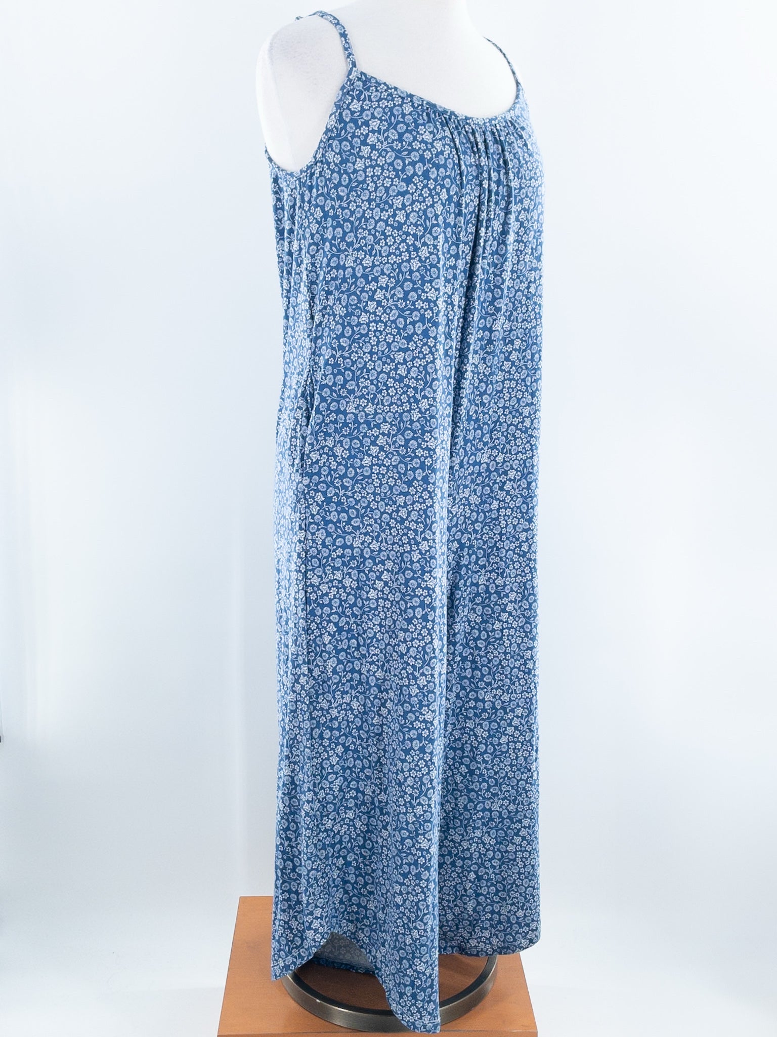 Z Supply Blue White Floral Rayon Blend Wide Crop Size XS Jumpsuits