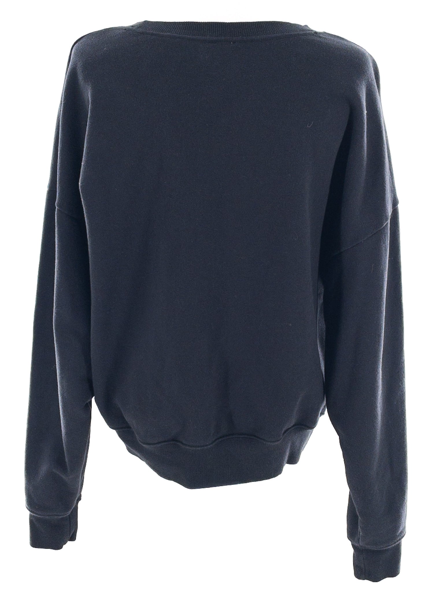 Maeve Black Pink Print Cotton Size M Sweatshirt