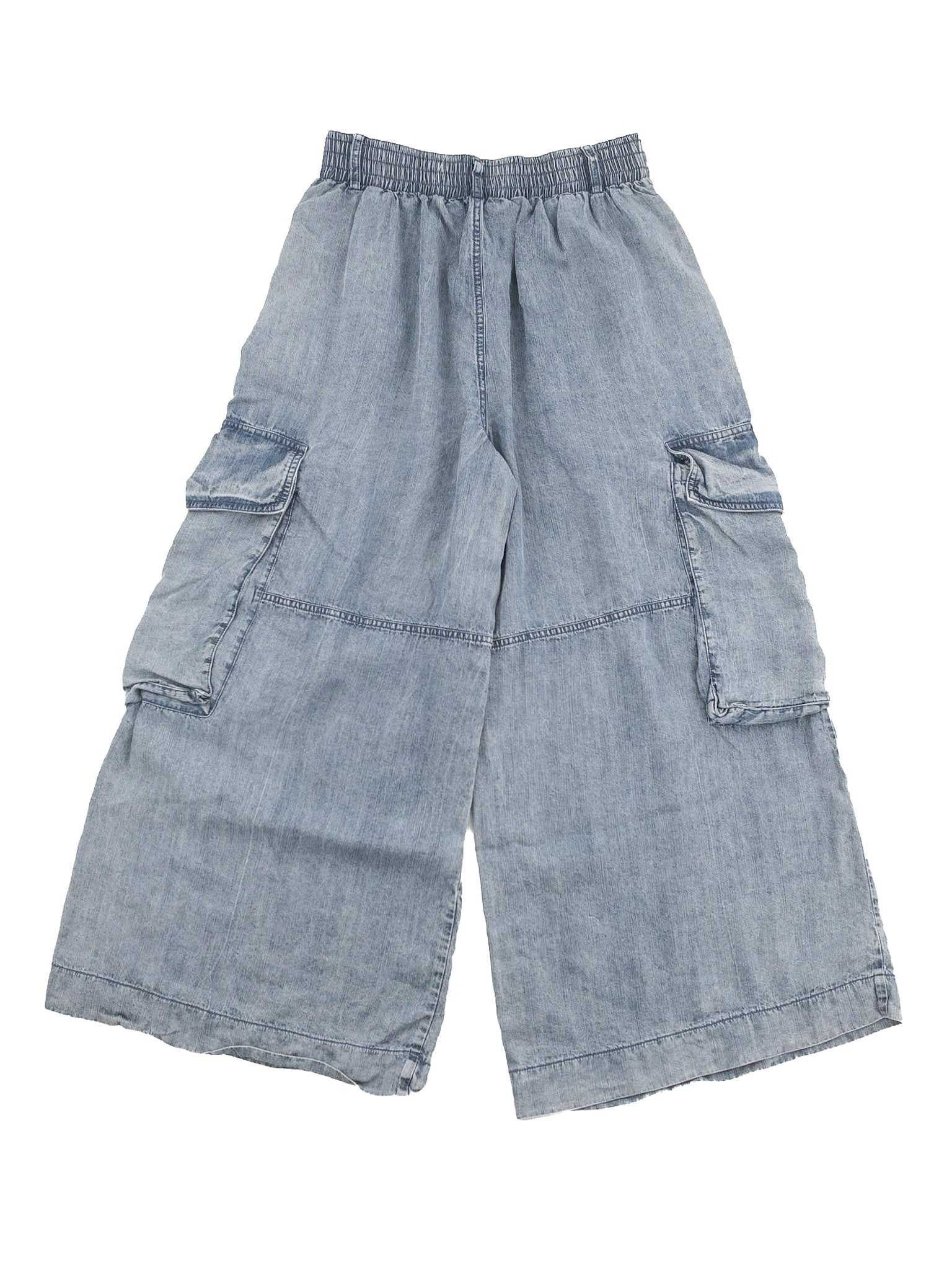 Easel Chambray Tencel Wide Leg Size S Pants