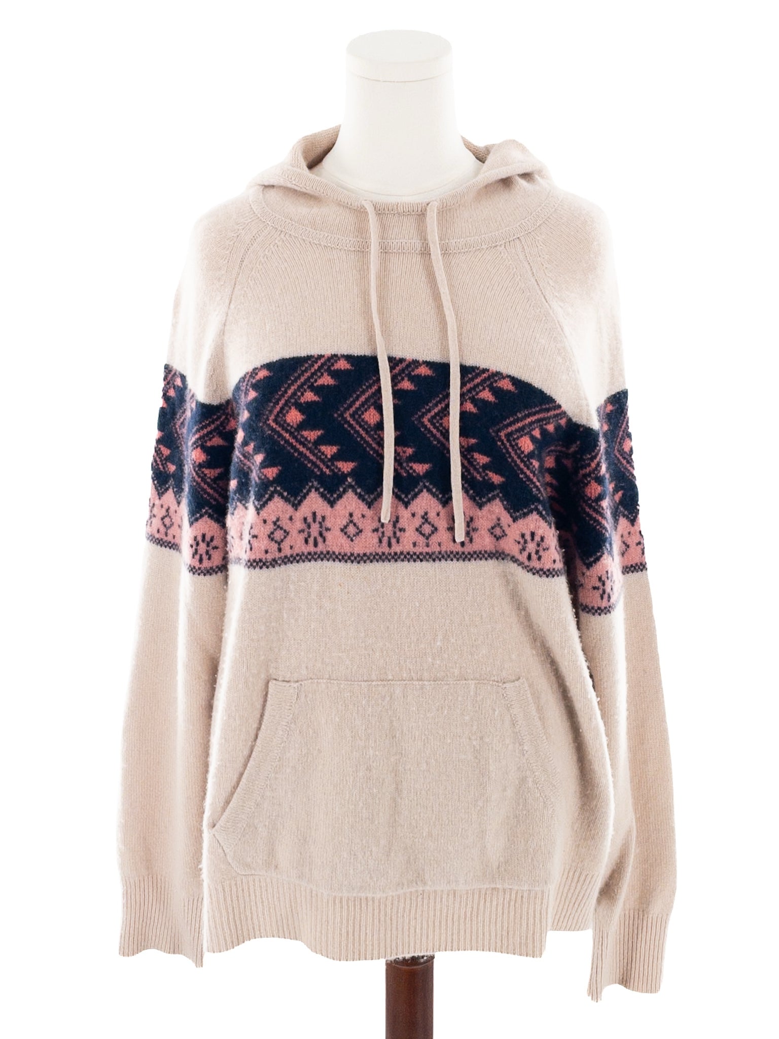 J Crew Tan Multi Print Cashmere Size 2X Sweaters