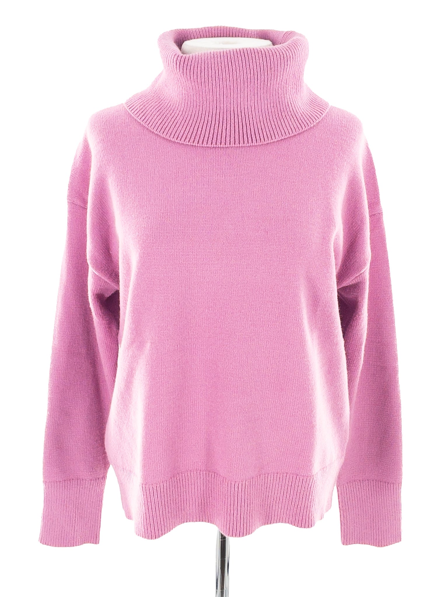 Hem & Thread Pink Chunky Acrylic Blend Size S Sweaters