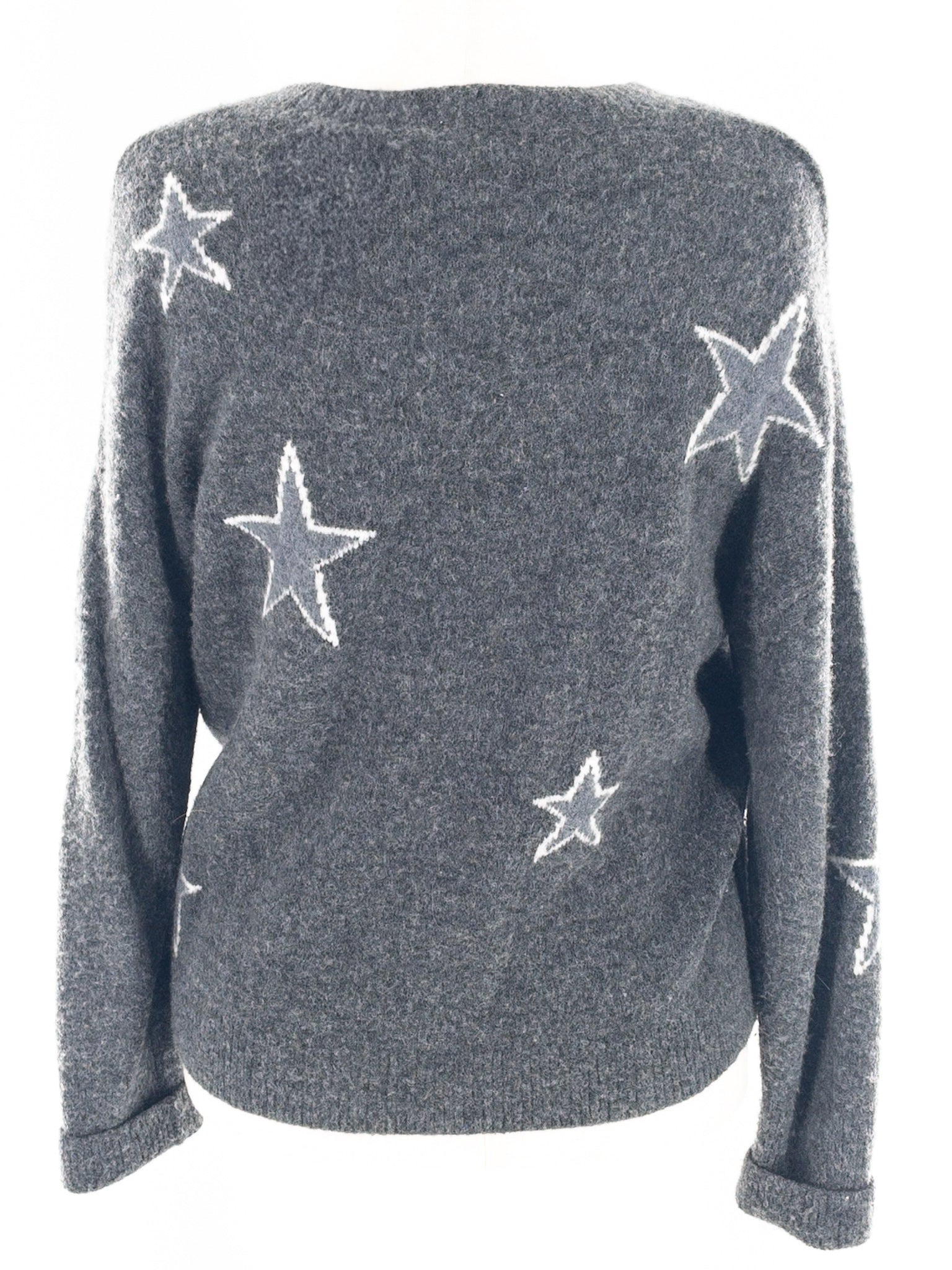 Rails Gray Star Wool Blend Size S Sweaters