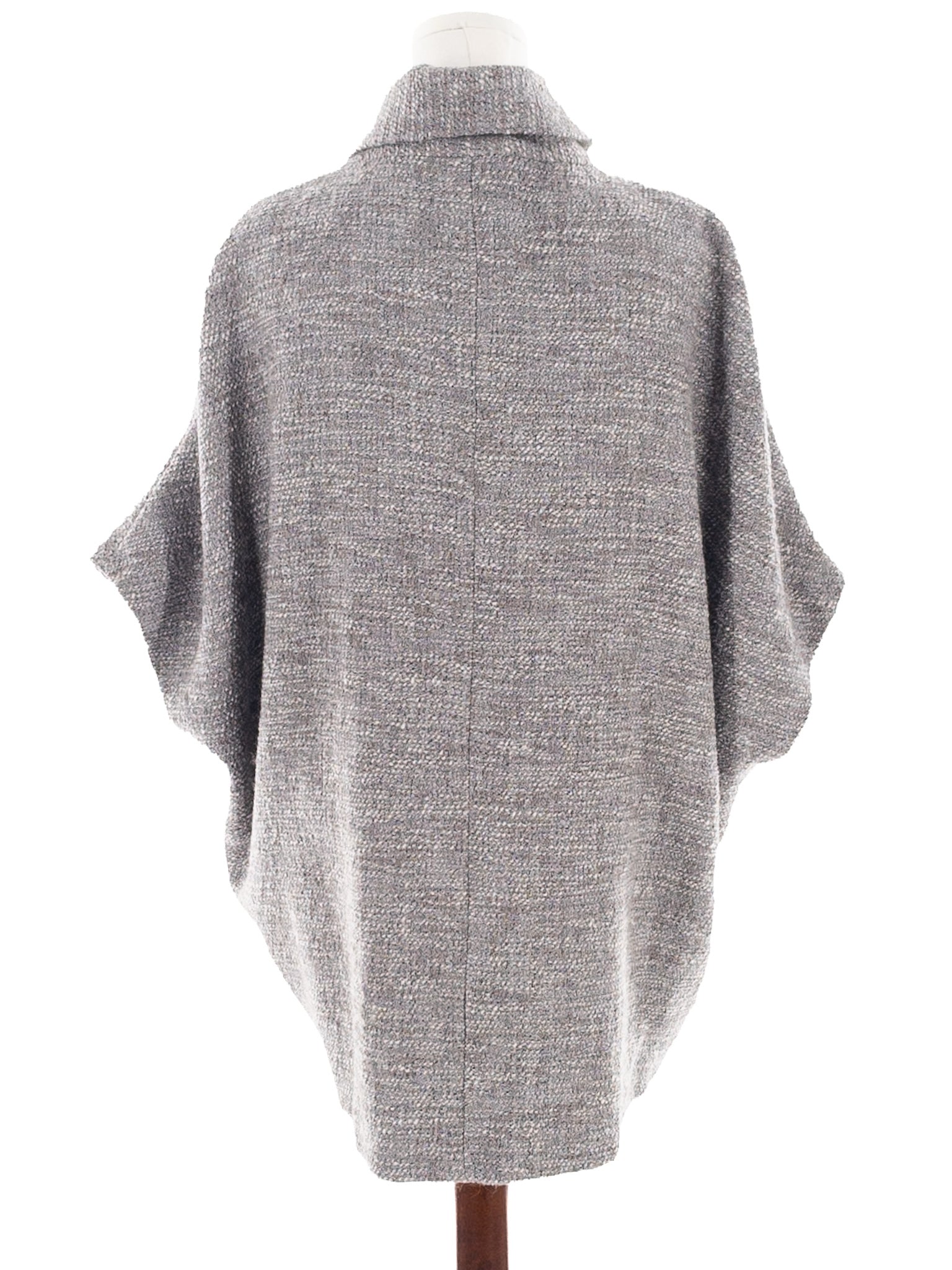Poetry Gray Heather Wool Blend Size L Vest