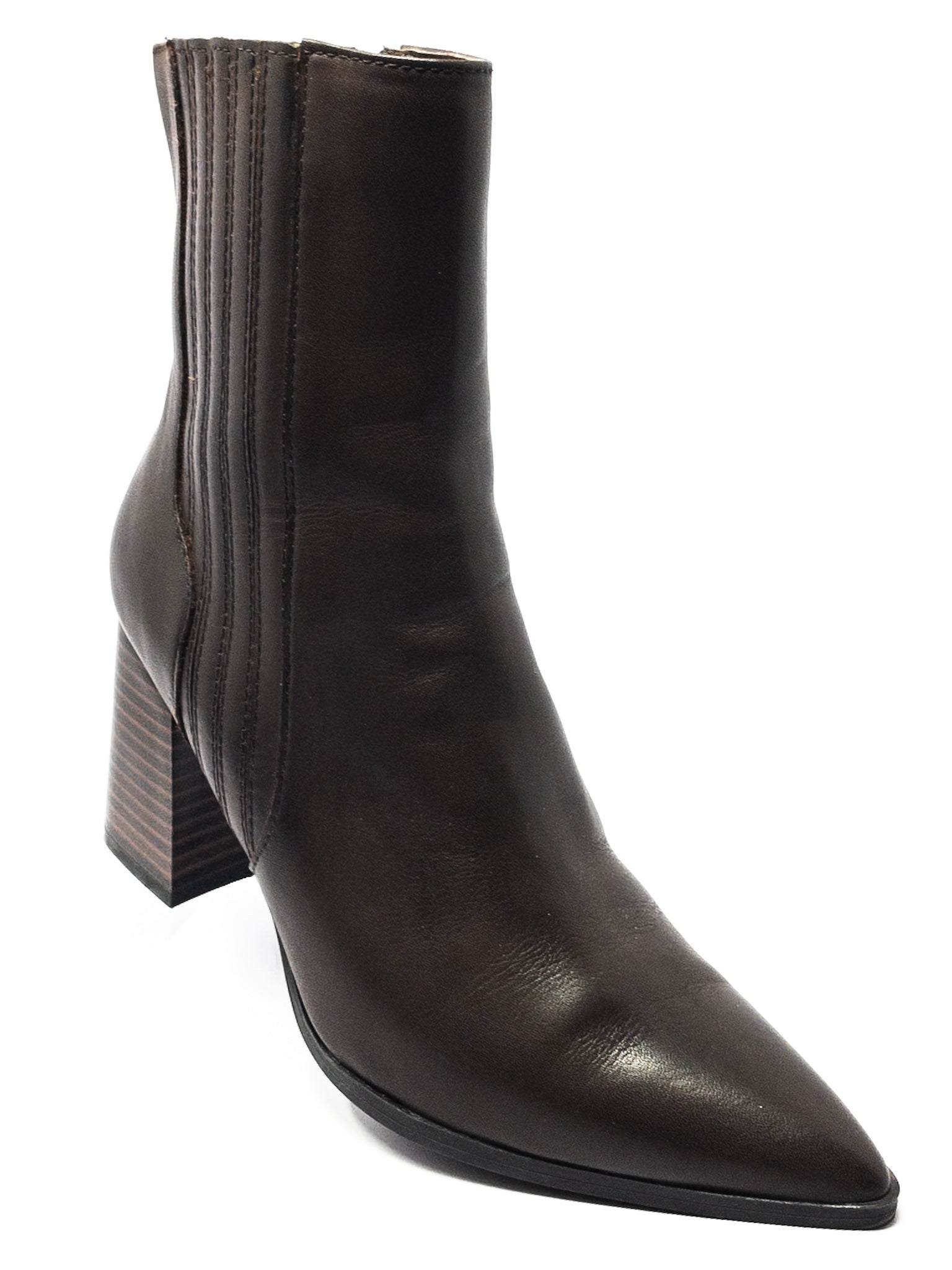Blondo Brown Zip 7 Bootie