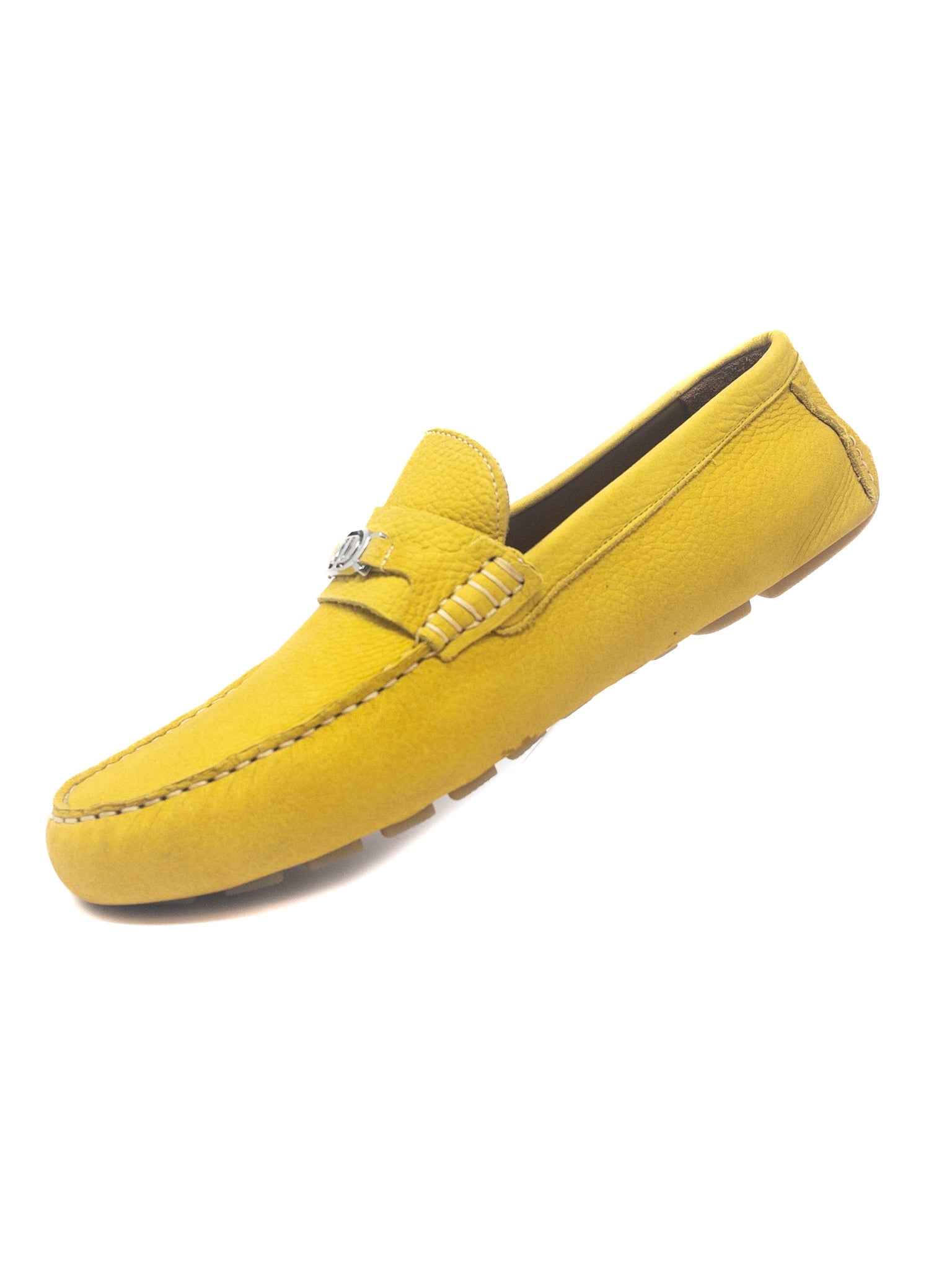 Donald Pliner Goldenrod Pebble Leather 9 Loafers