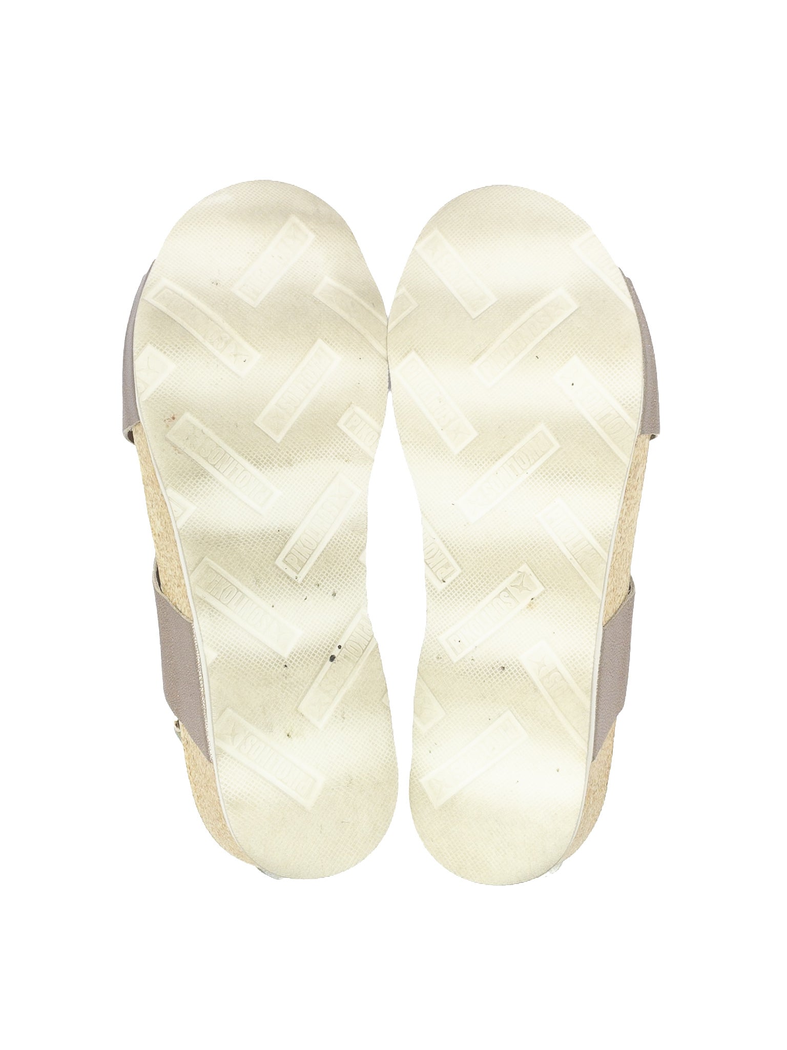 Pikolinos Bronze Metallic Leather 7.5 Sandals