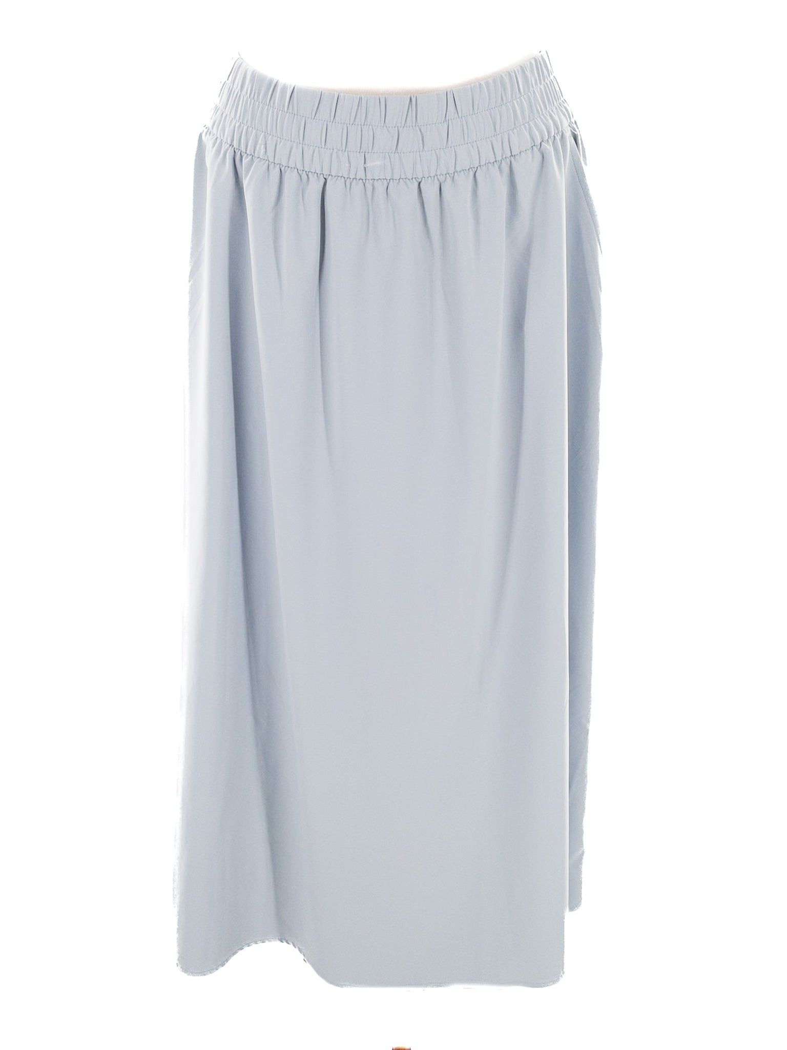 Lou & Gray Light Blue Elastic Band Polyester Size M Skirt