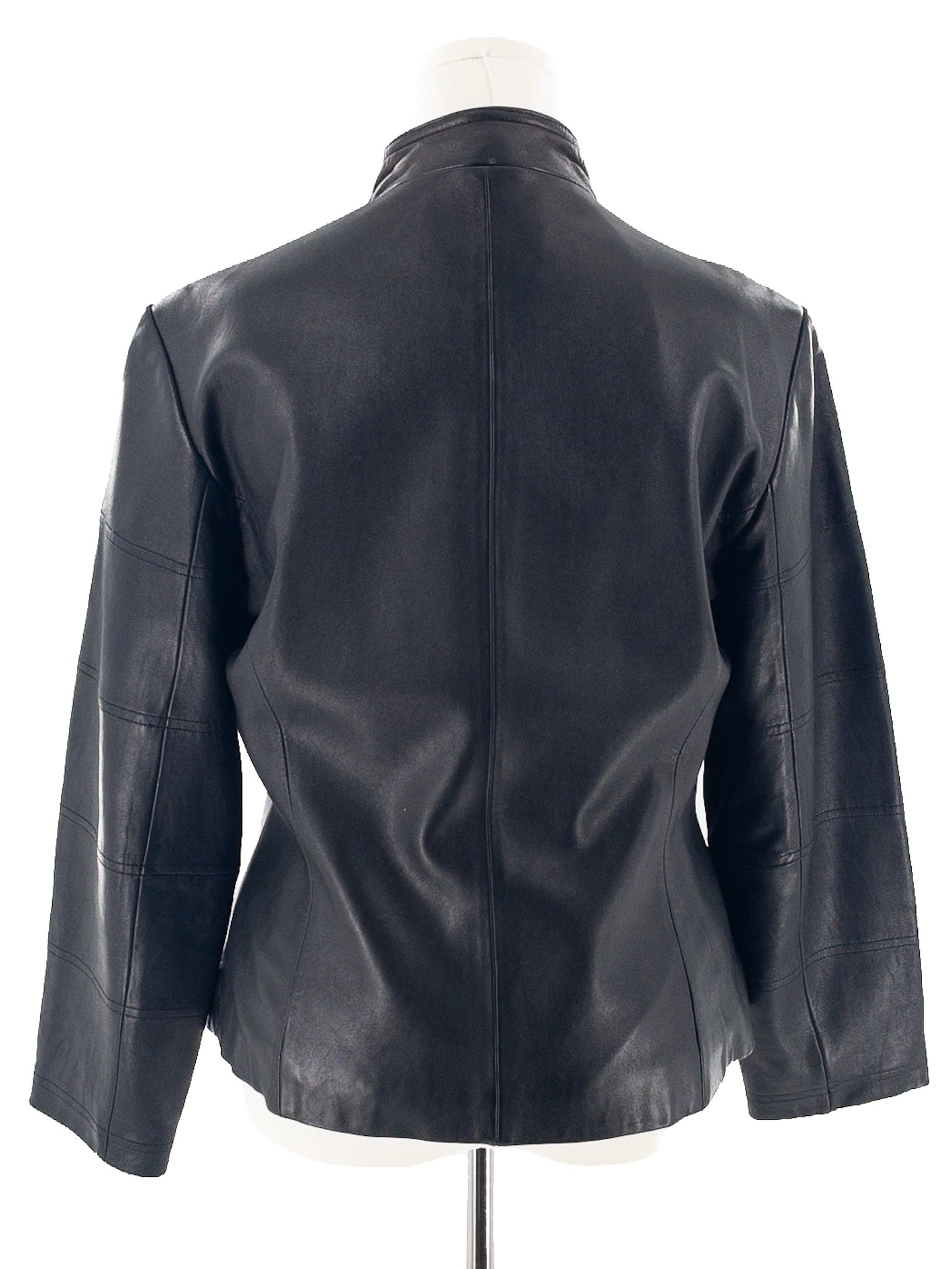 Merona Black Leather Size L Jacket