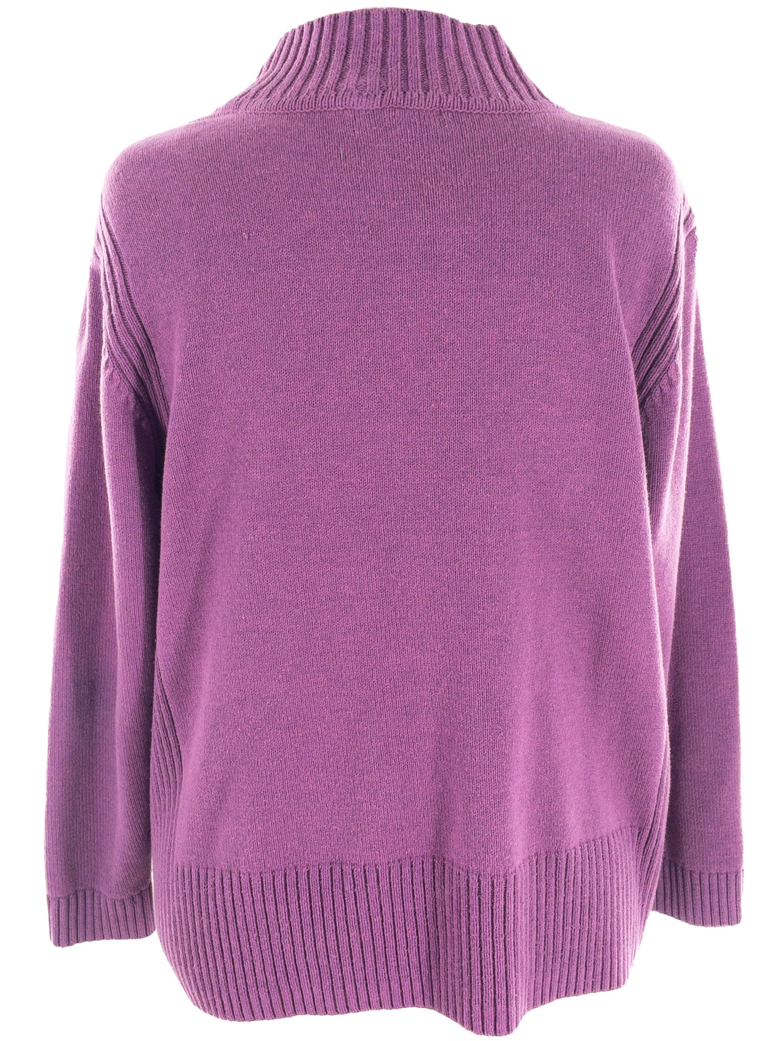 CJ Banks Purple Cable Cotton Blend Size 2X Cardigan