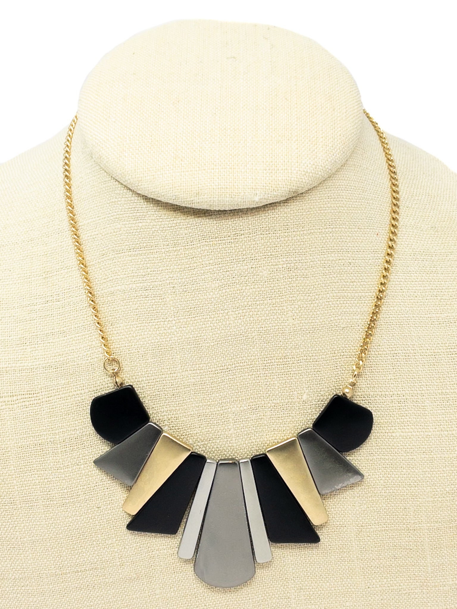Charming Charlie Gold Black Necklaces
