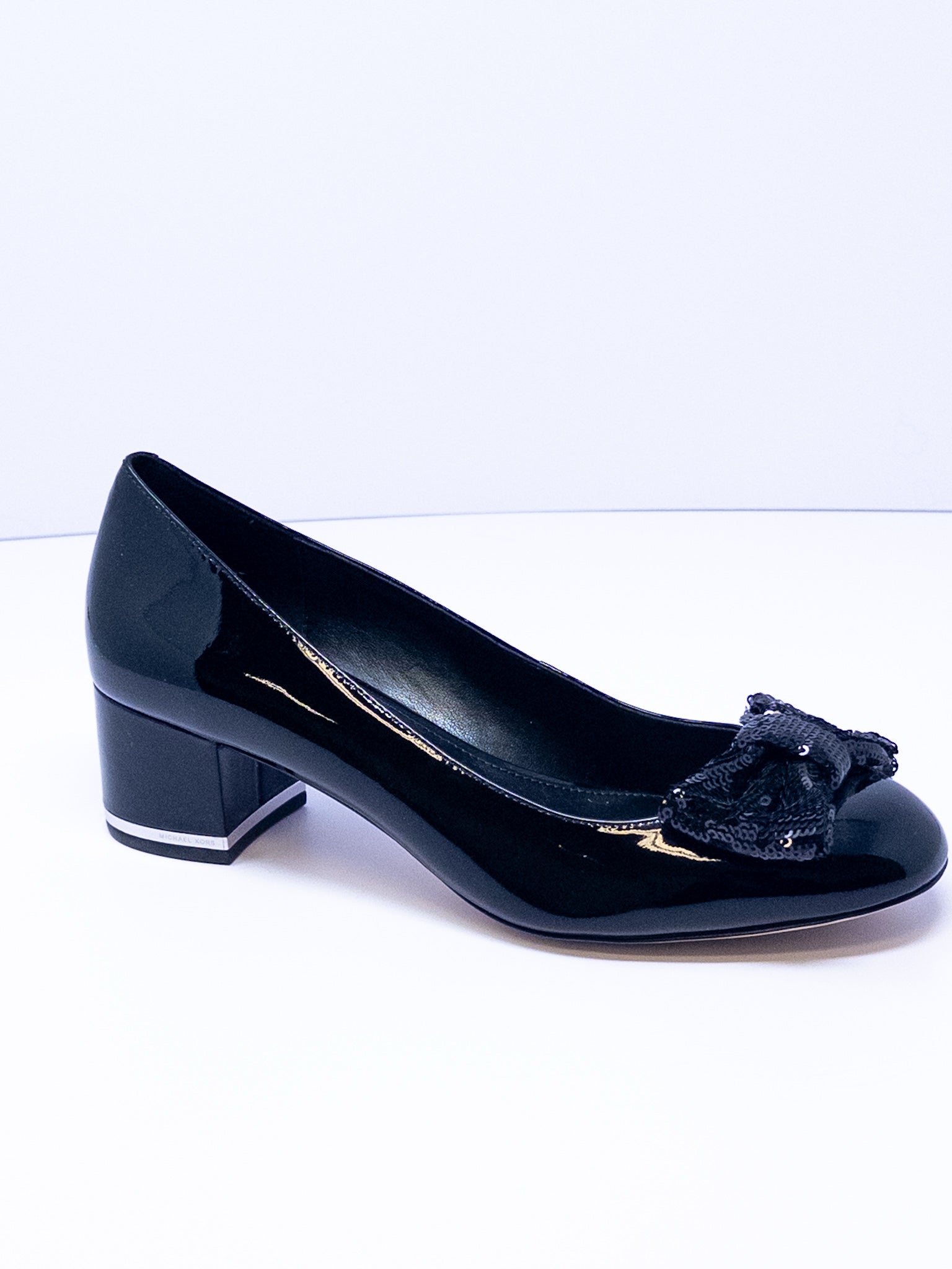 Michael Kors Black Bow Patent Leather 7 Pumps