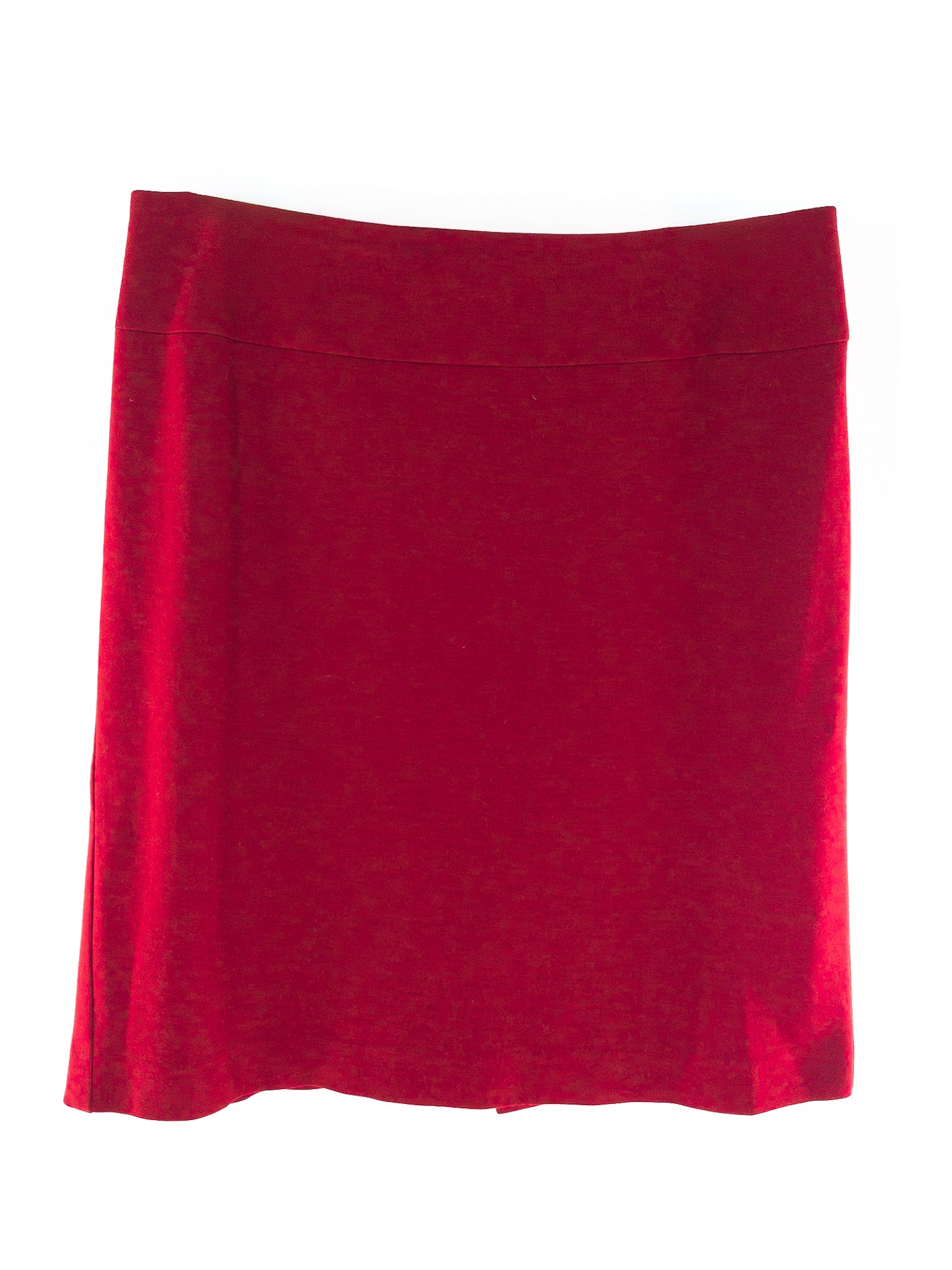 Talbots Cranberry Flat Front Wool Blend Size 10 Skirt