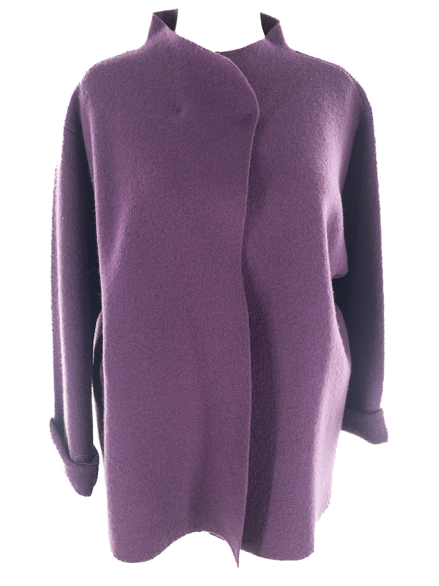 Eileen Fisher Purple Wool Size XL Blazer