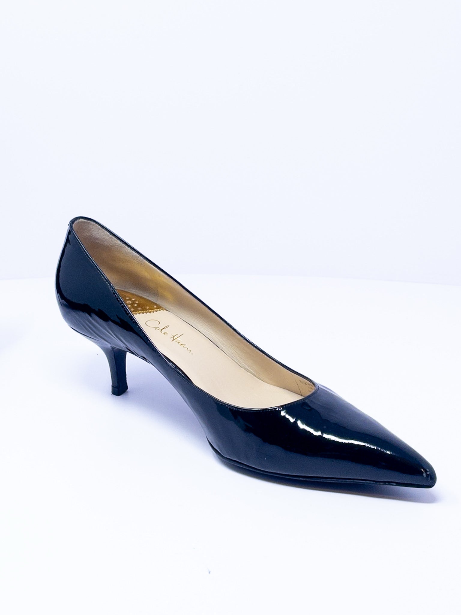 Cole Haan Black Patent Leather 8.5 Pumps