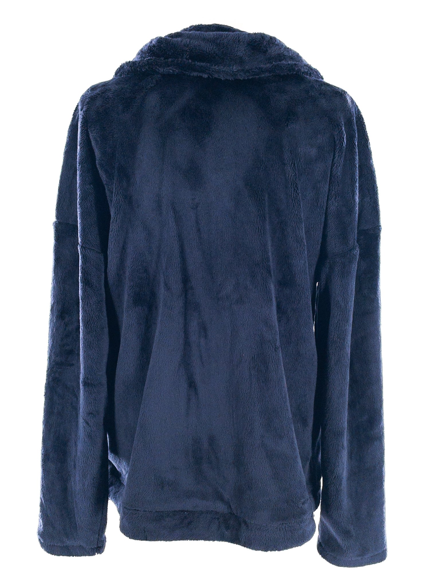 Talbots Navy Fuzzy Polyester Size L Sweatshirt