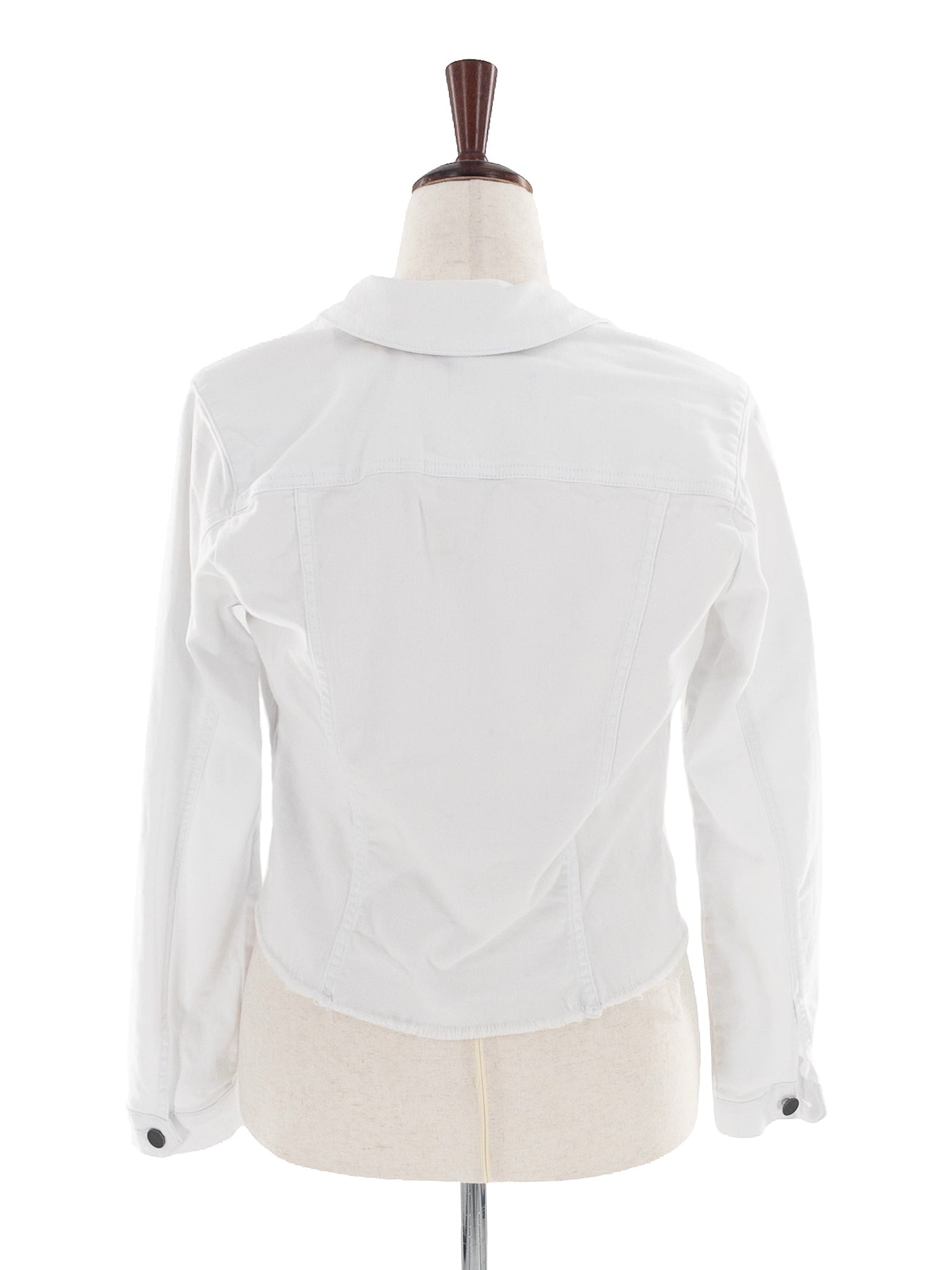Kut White Cotton Blend Size L Blazer