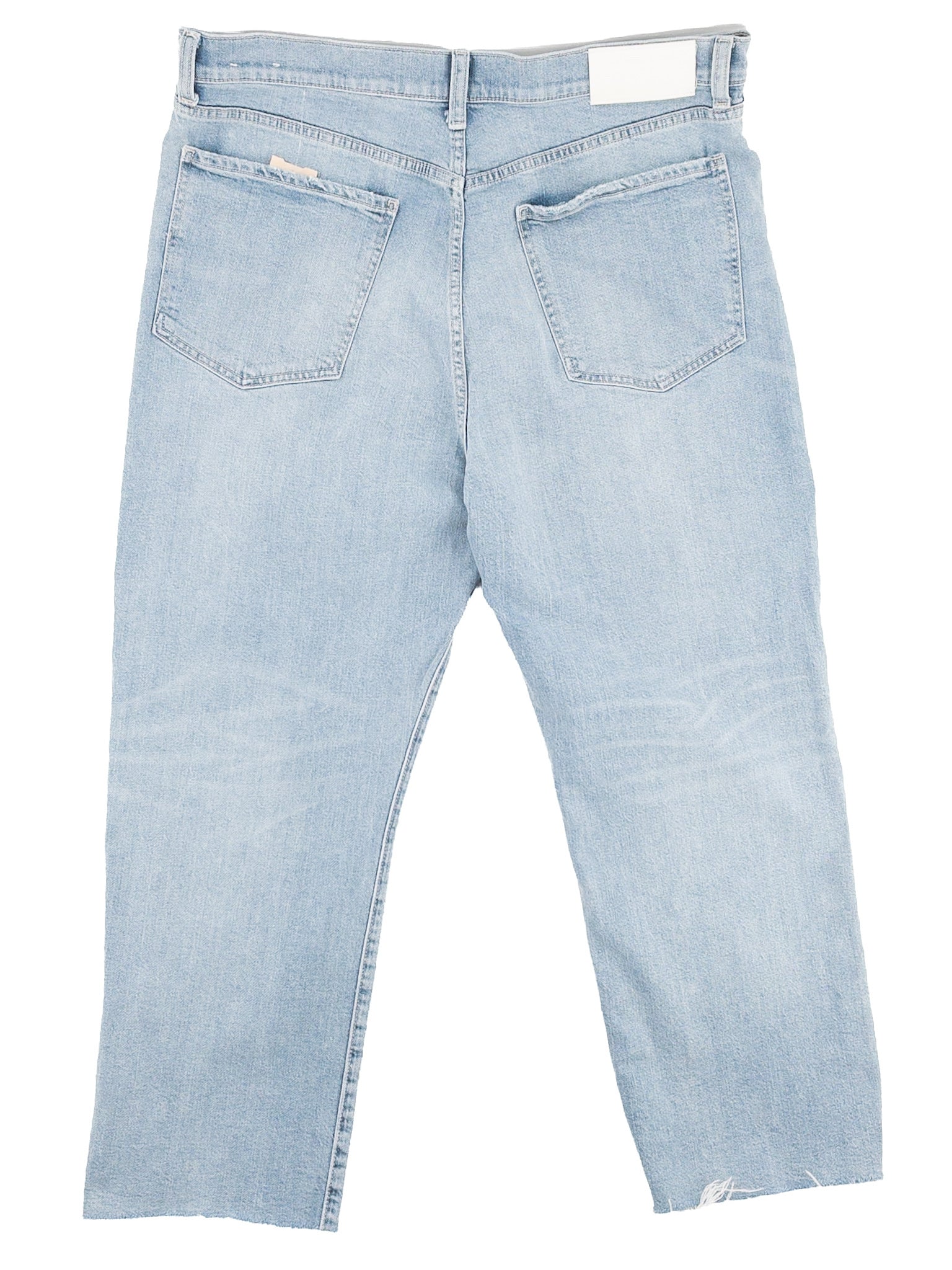 7 for All Mankind Blue Washed Denim Straight Size 14 Jeans