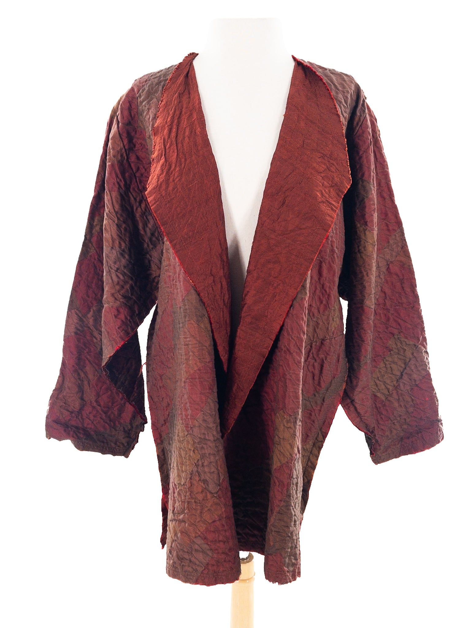 Tim Harding Brick Quilt Silk Size S Blazer