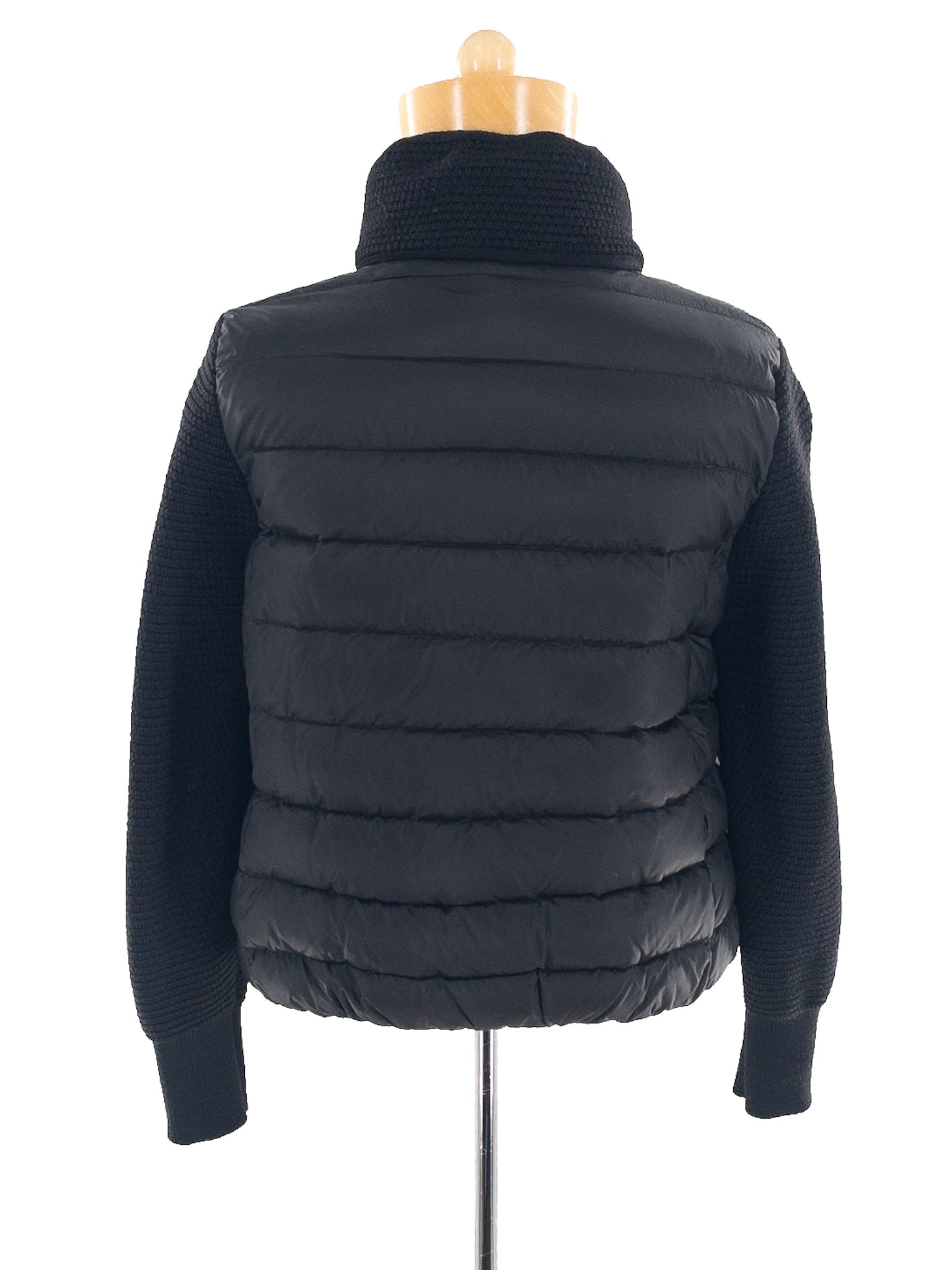 MONCLER Black Puffer Down Size S Jacket