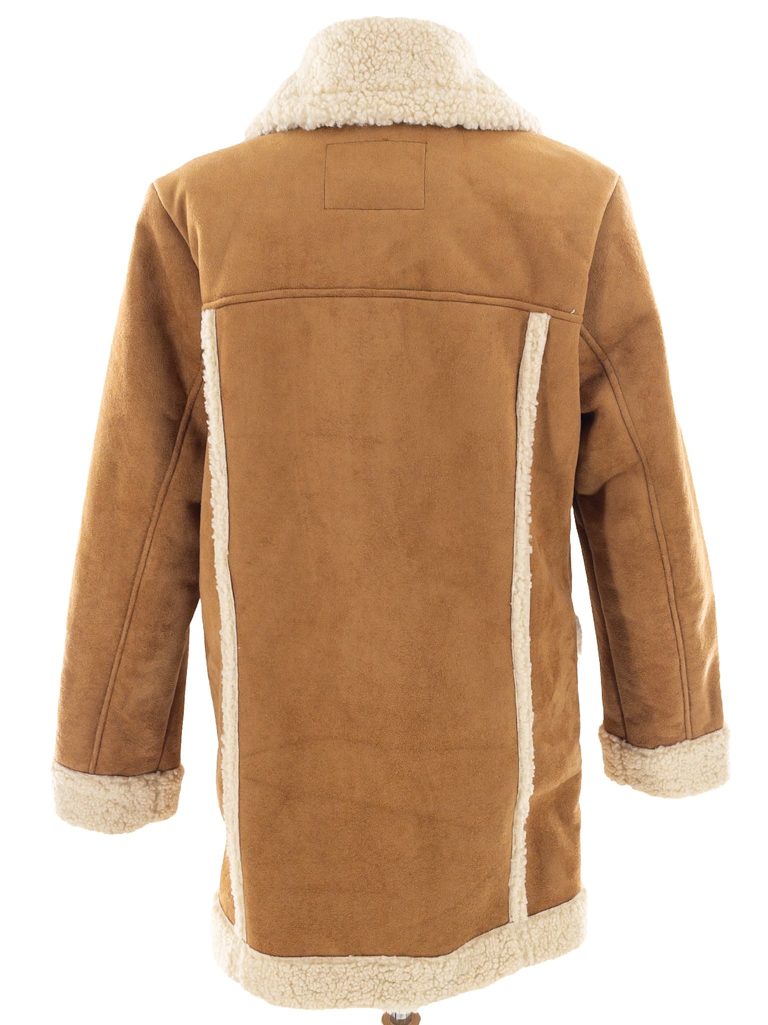 Marine Layer Brown Cream Polyester Size M Coat