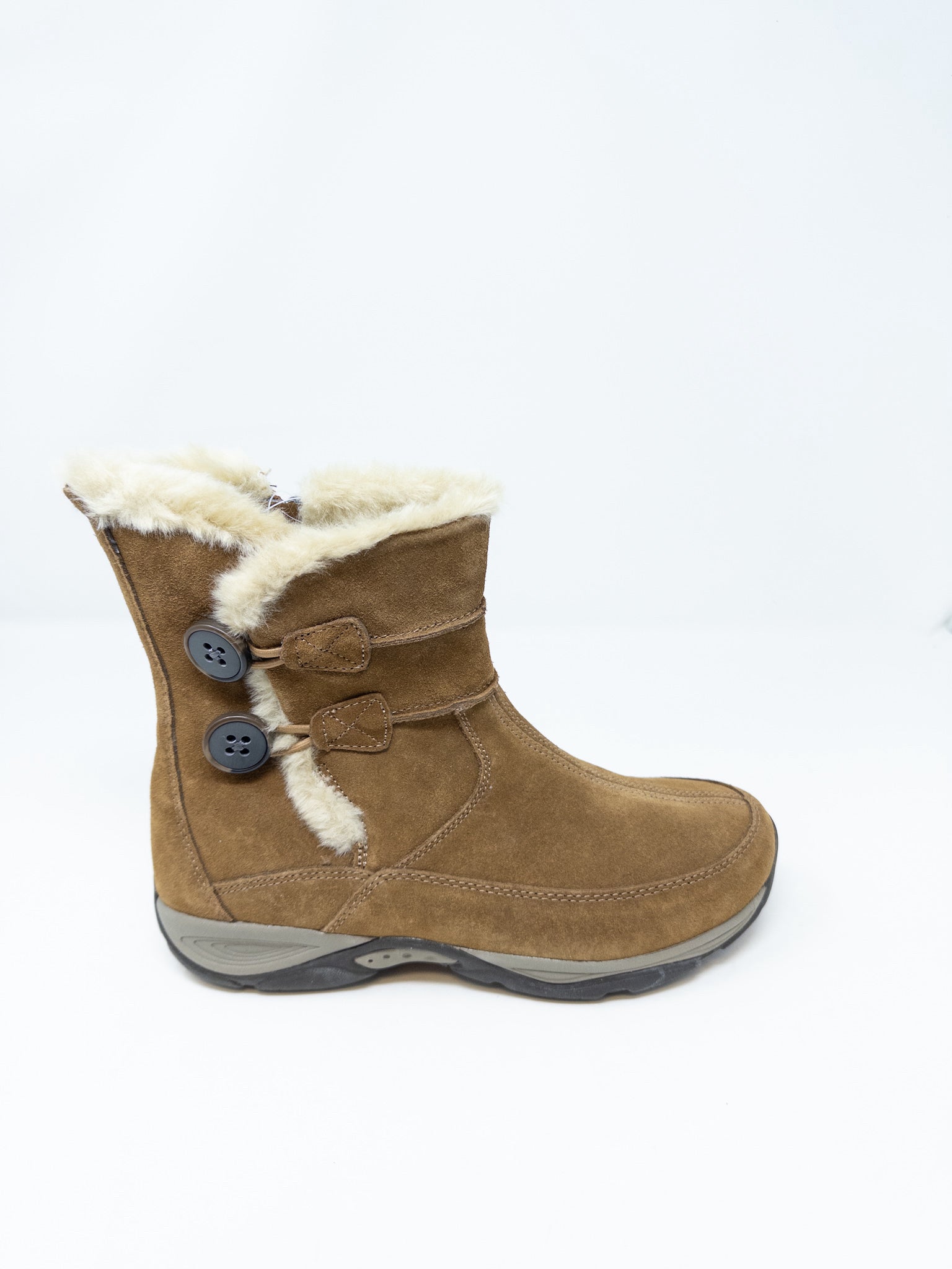 Easy Spirit Camel Fleece Suede 8 Boots