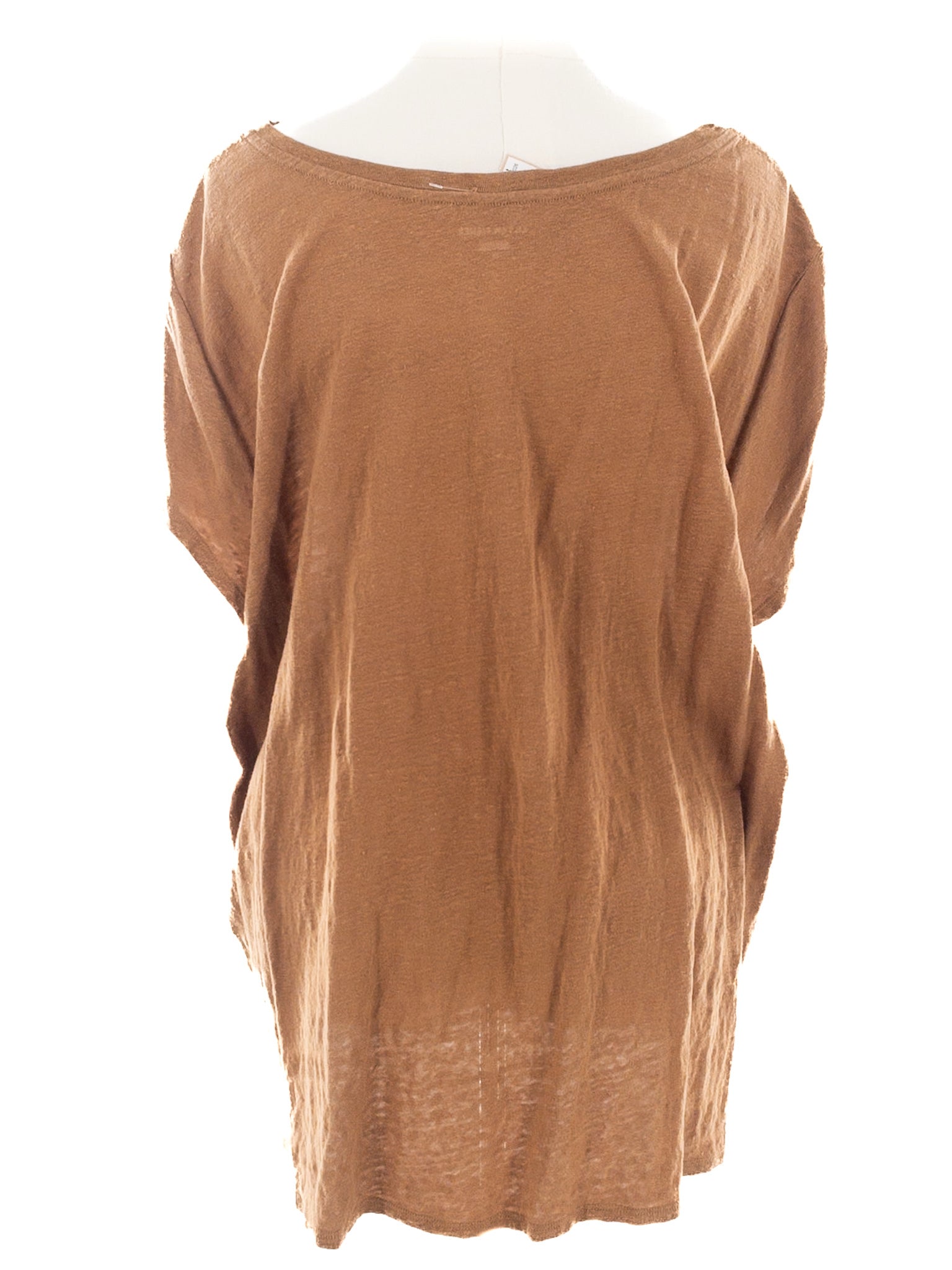 Eileen Fisher Camel Linen Short Sleeve Size XXL T Shirt