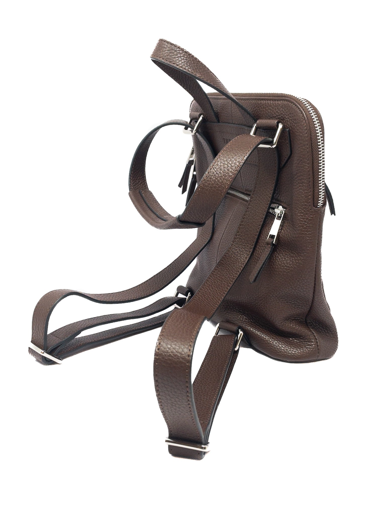 The Horse Brown Pebble Leather Backpack