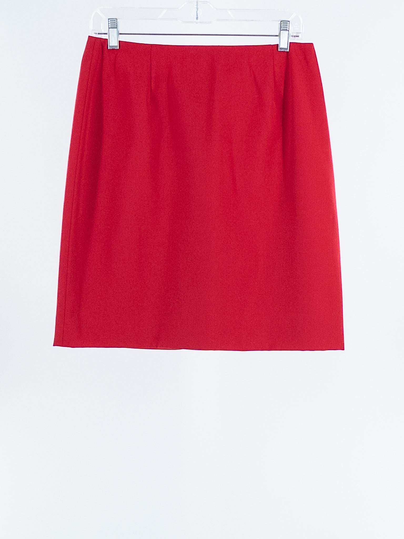 Courtenay Red Wool Size 12P Skirt