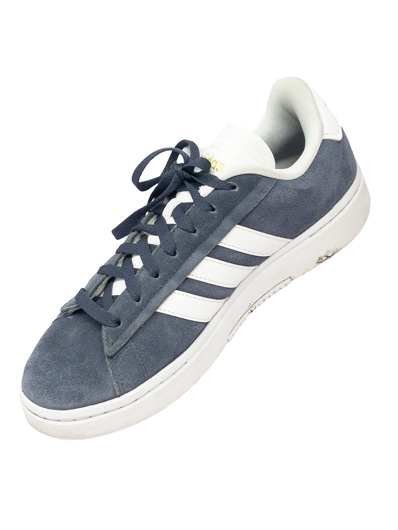 Adidas Gray White Tie Suede 11 Sneakers