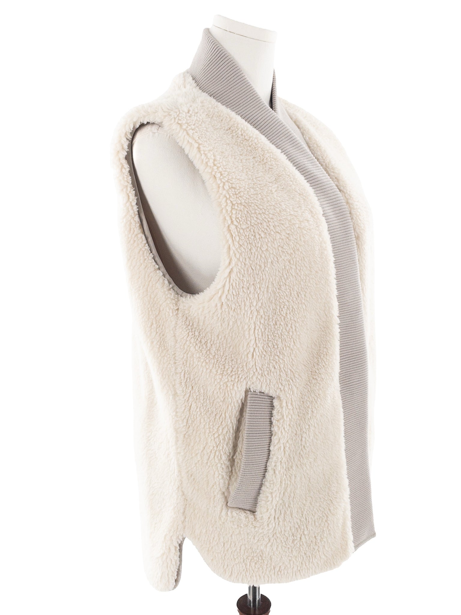 Varley Tan Quilt Polyester Blend Size M Vest