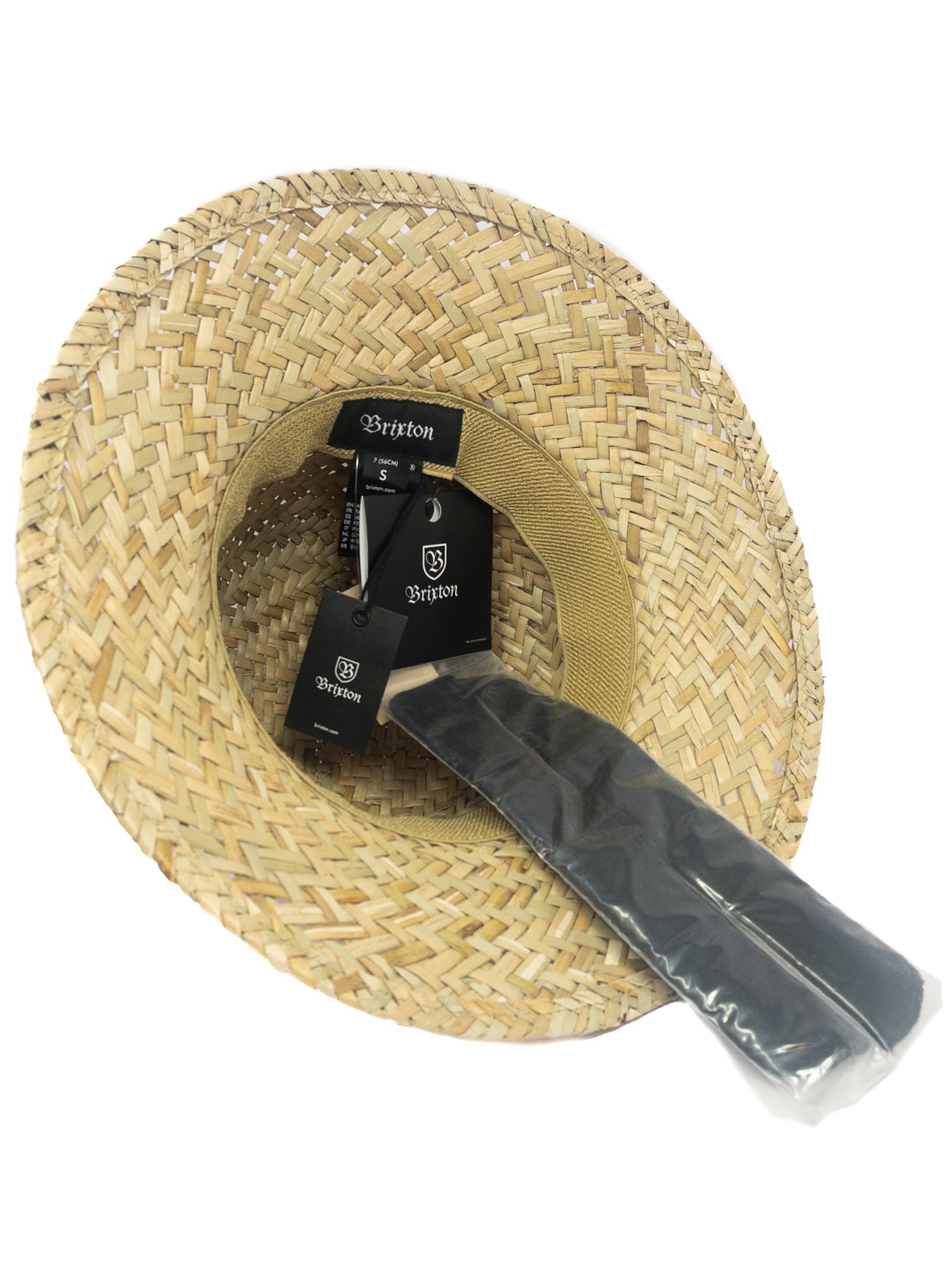 Brixton Tan Woven Raffia Hats