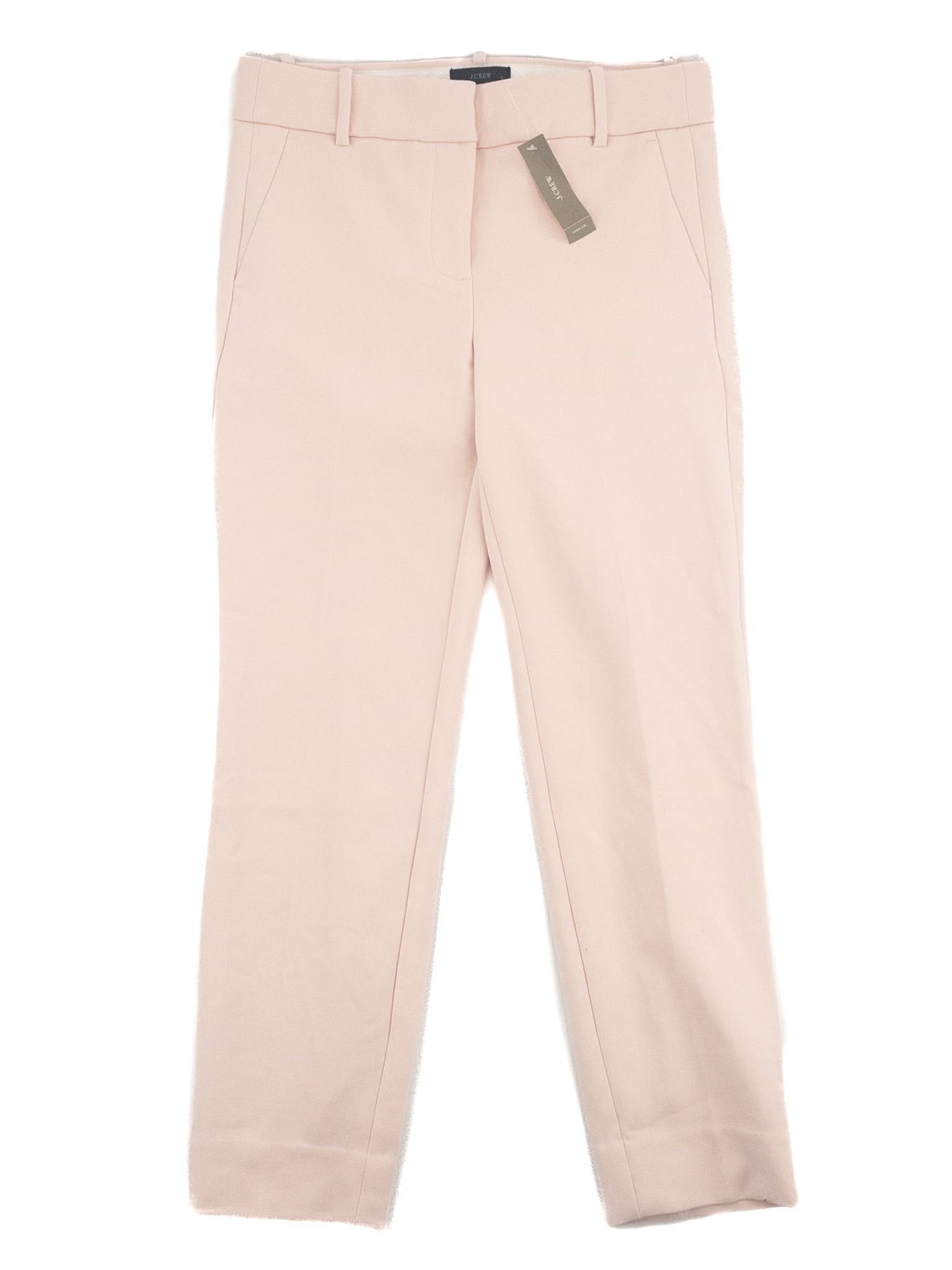 J Crew Blush Flat Front Polyester Blend Chino Size 4 Pants