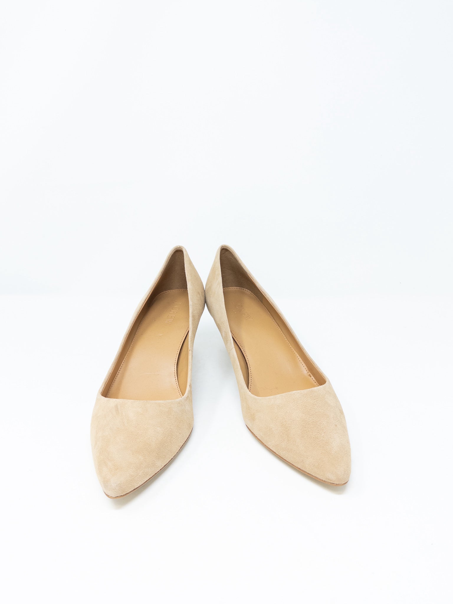 J Crew Camel Suede 8.5 Pumps