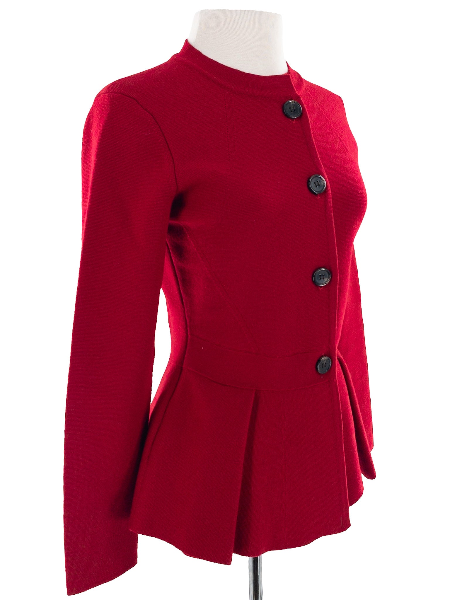 The Fold Red Wool Blend Size S Cardigan
