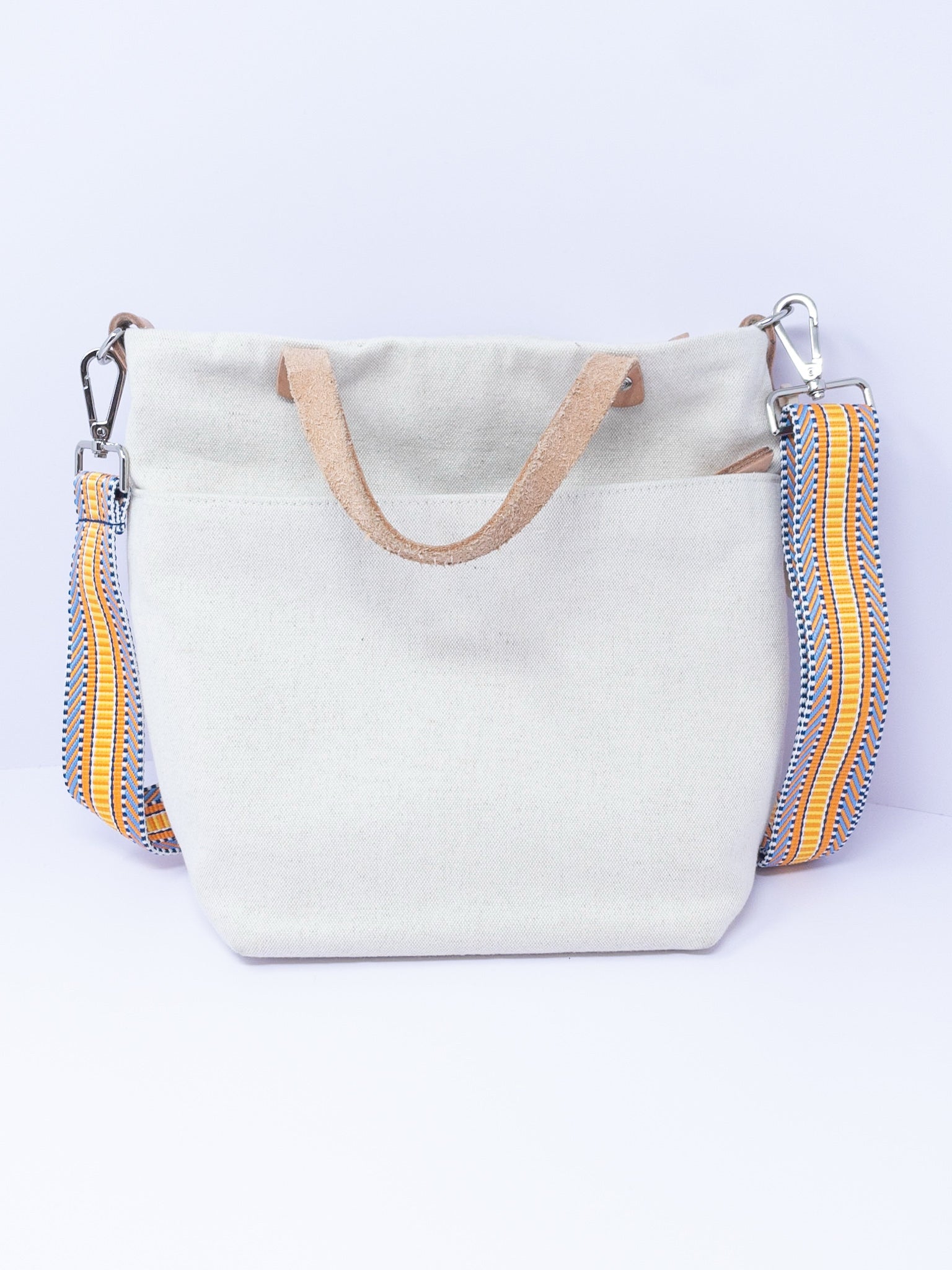 Brighton Ivory Multi Embroidered Canvas Purse
