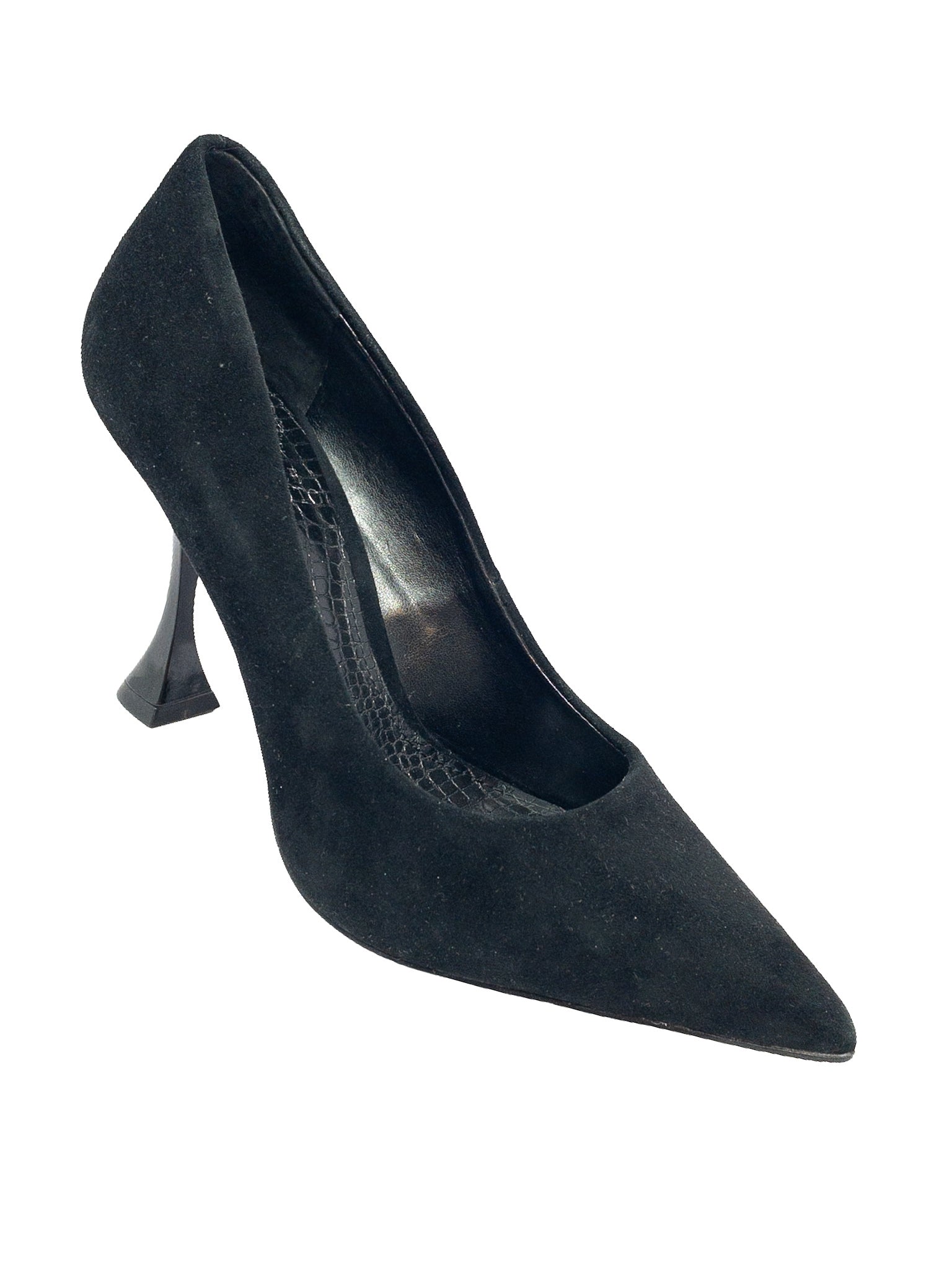 Vince Camuto Black Suede Leather 6 Pumps
