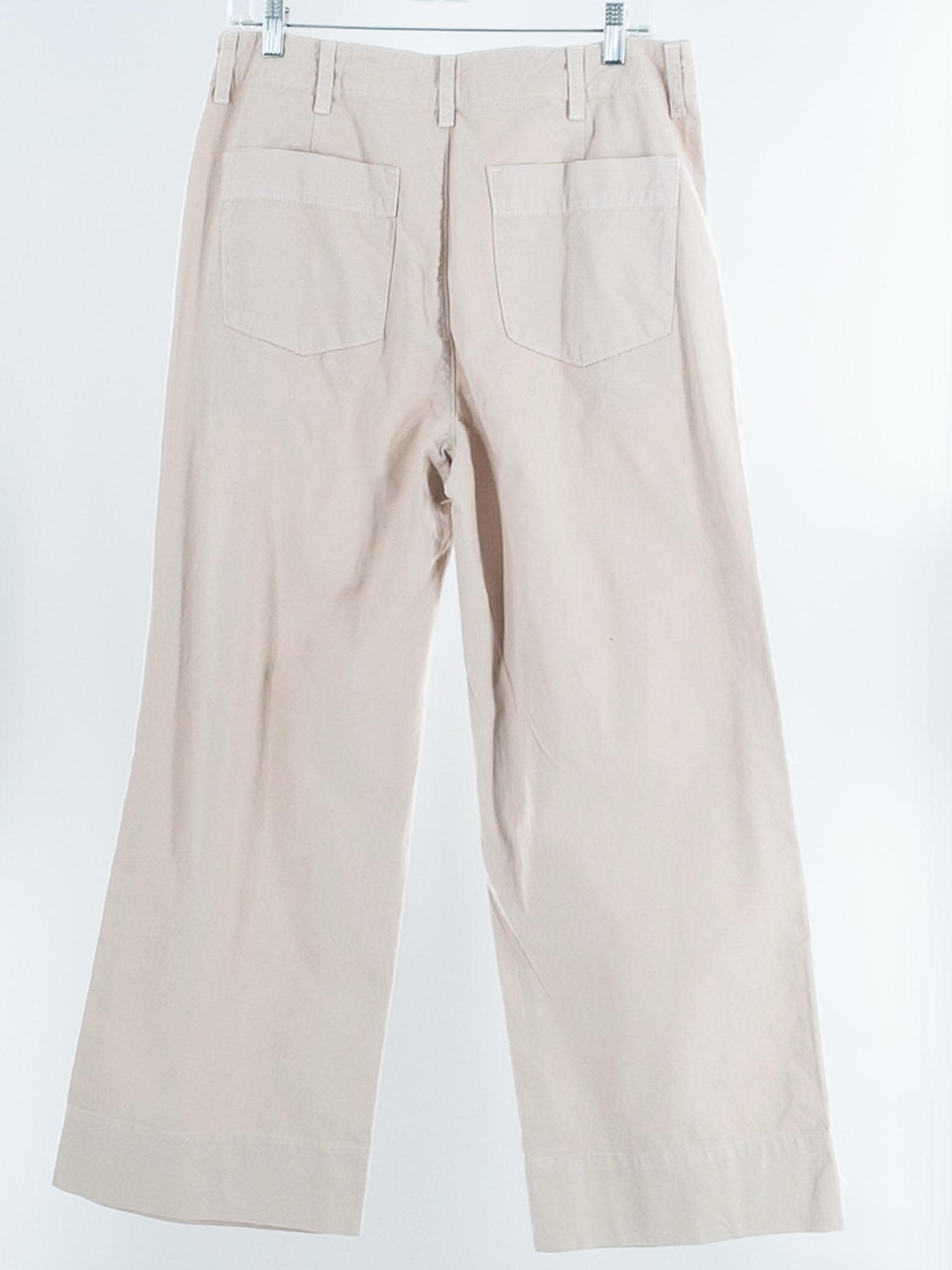 Velvet Tan Cotton Blend Wide Crop Size 8 Pants