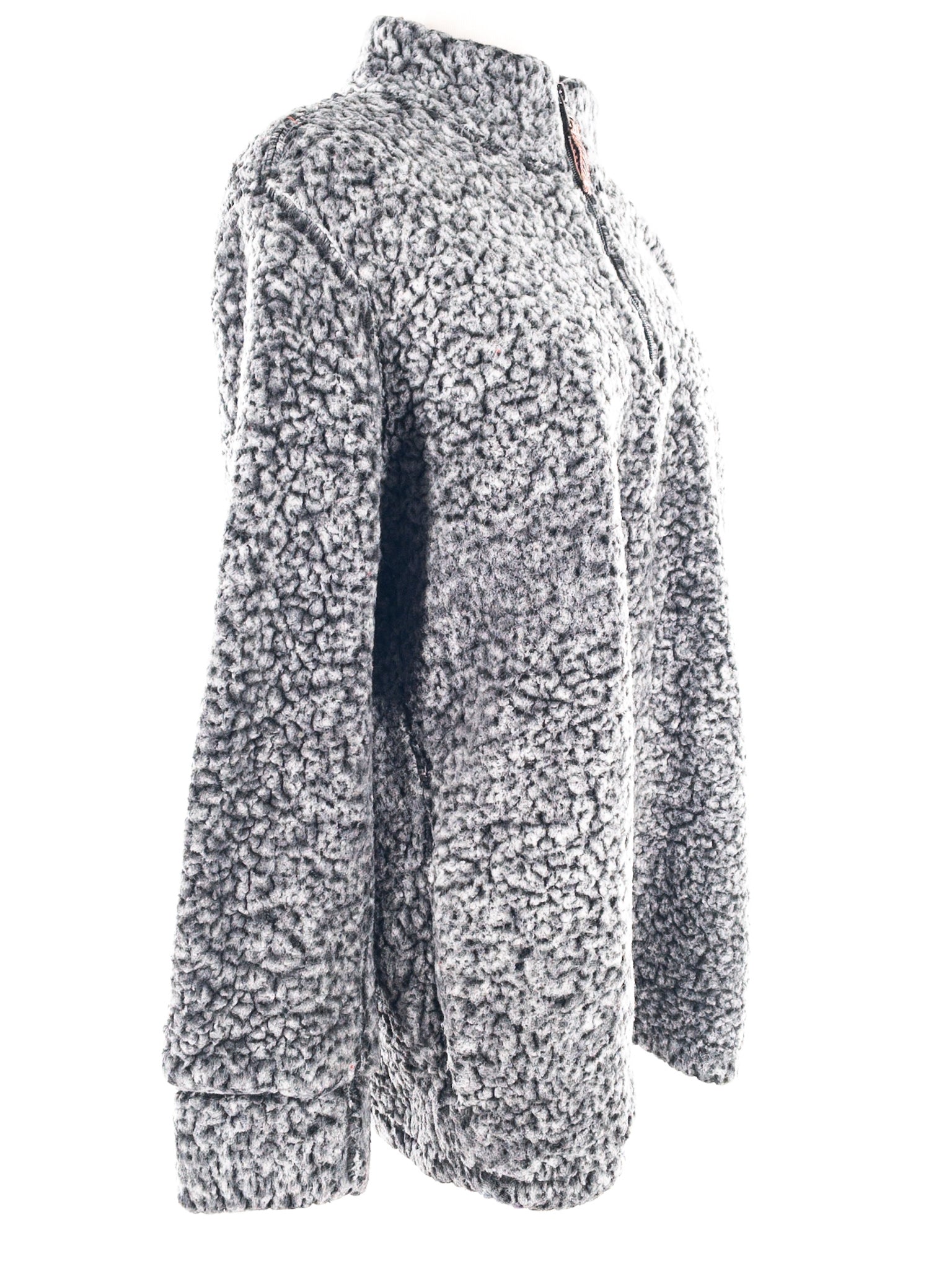 Weatherproof Gray Fleece Polyester Size XXL Sweatshirt