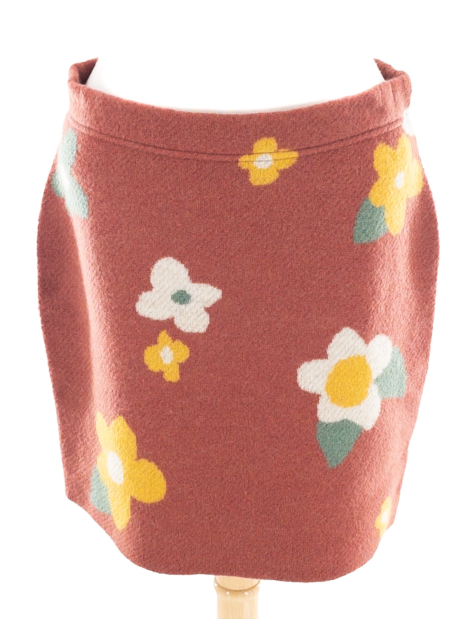 Toad & Co Brick Floral Wool Blend Size S Skirt