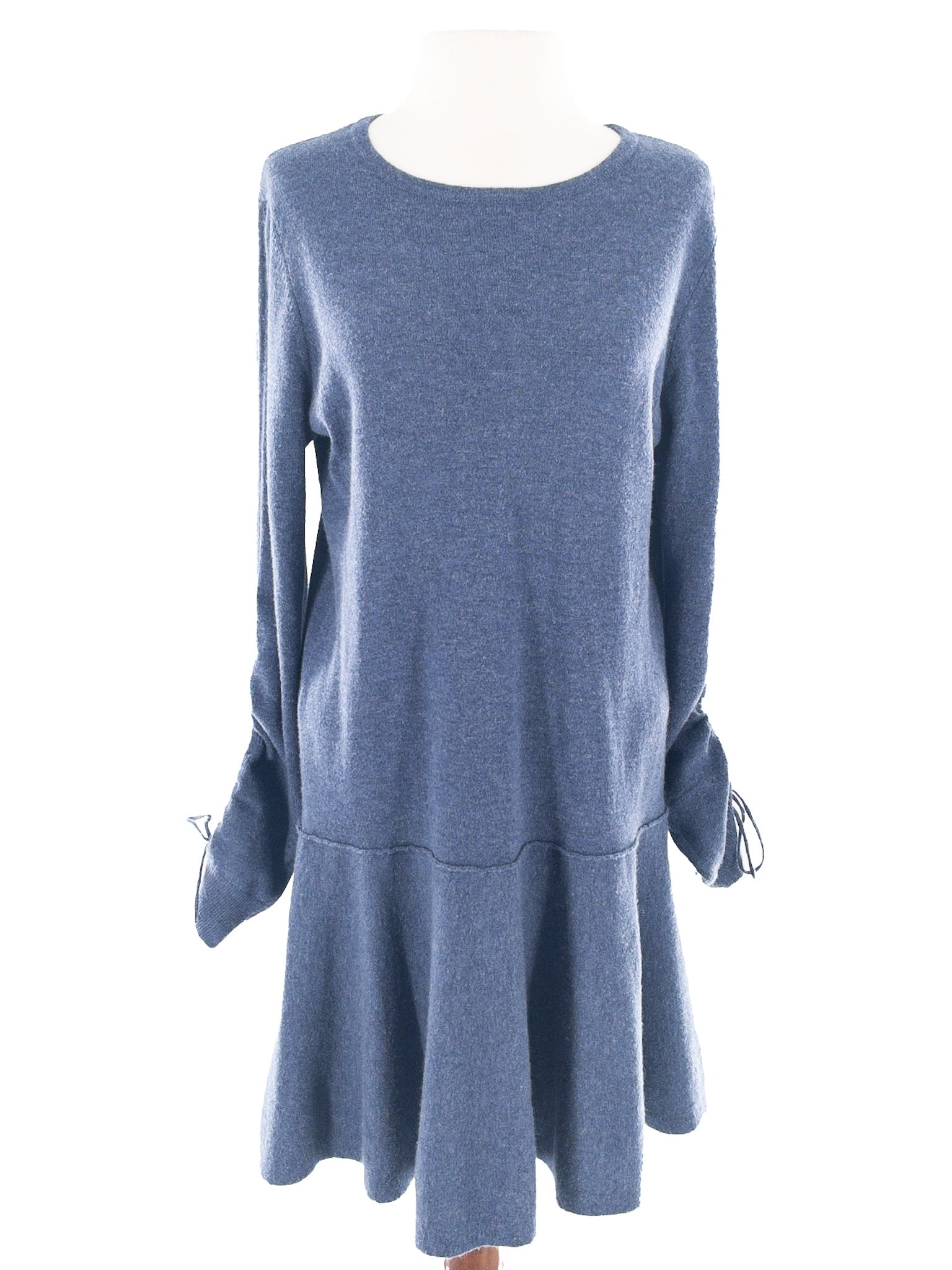 Autumn Cashmere Slate Heather Cashmere Long Sleeve Size M Dress