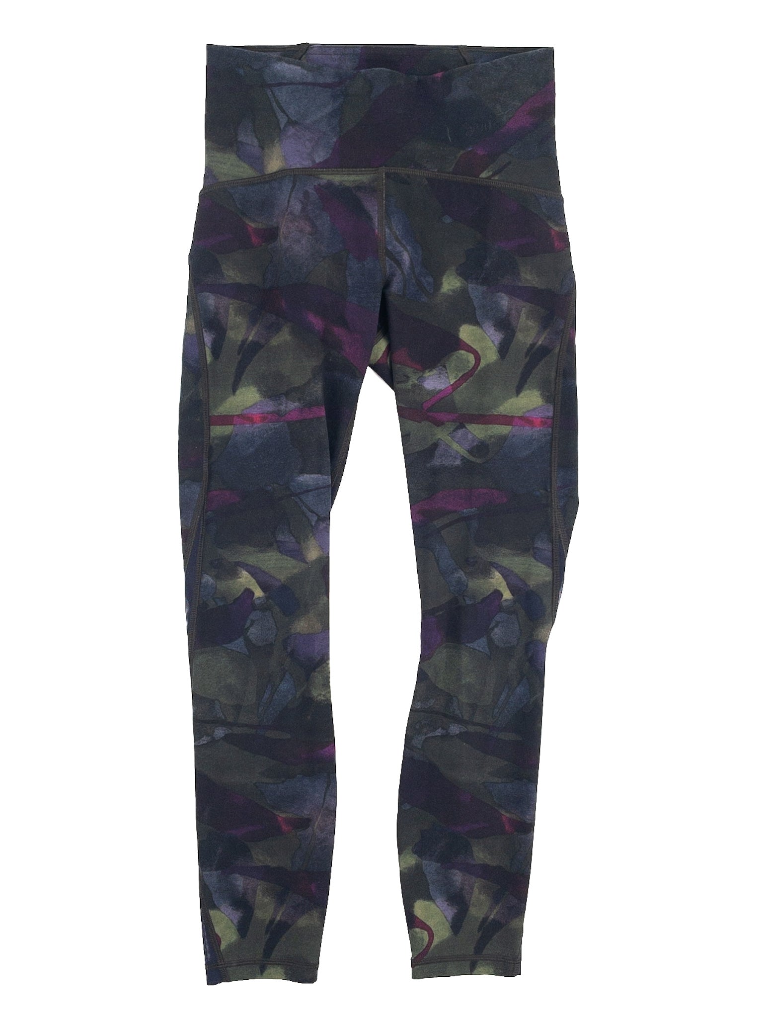 Lululemon Multi-Color Print Nylon Blend Size 4 Pants/Active