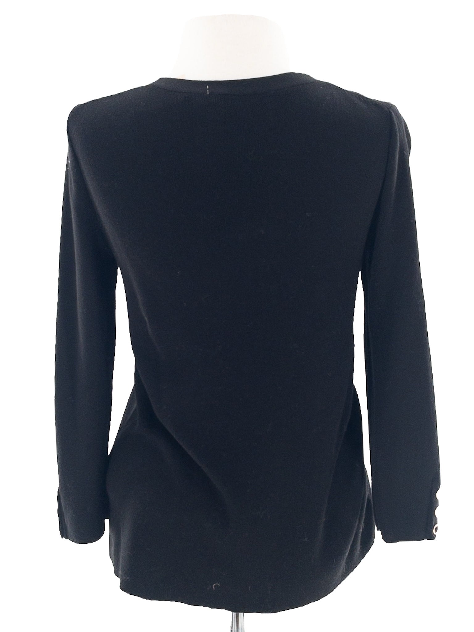 Talbots Black Cotton Blend Size M Sweaters