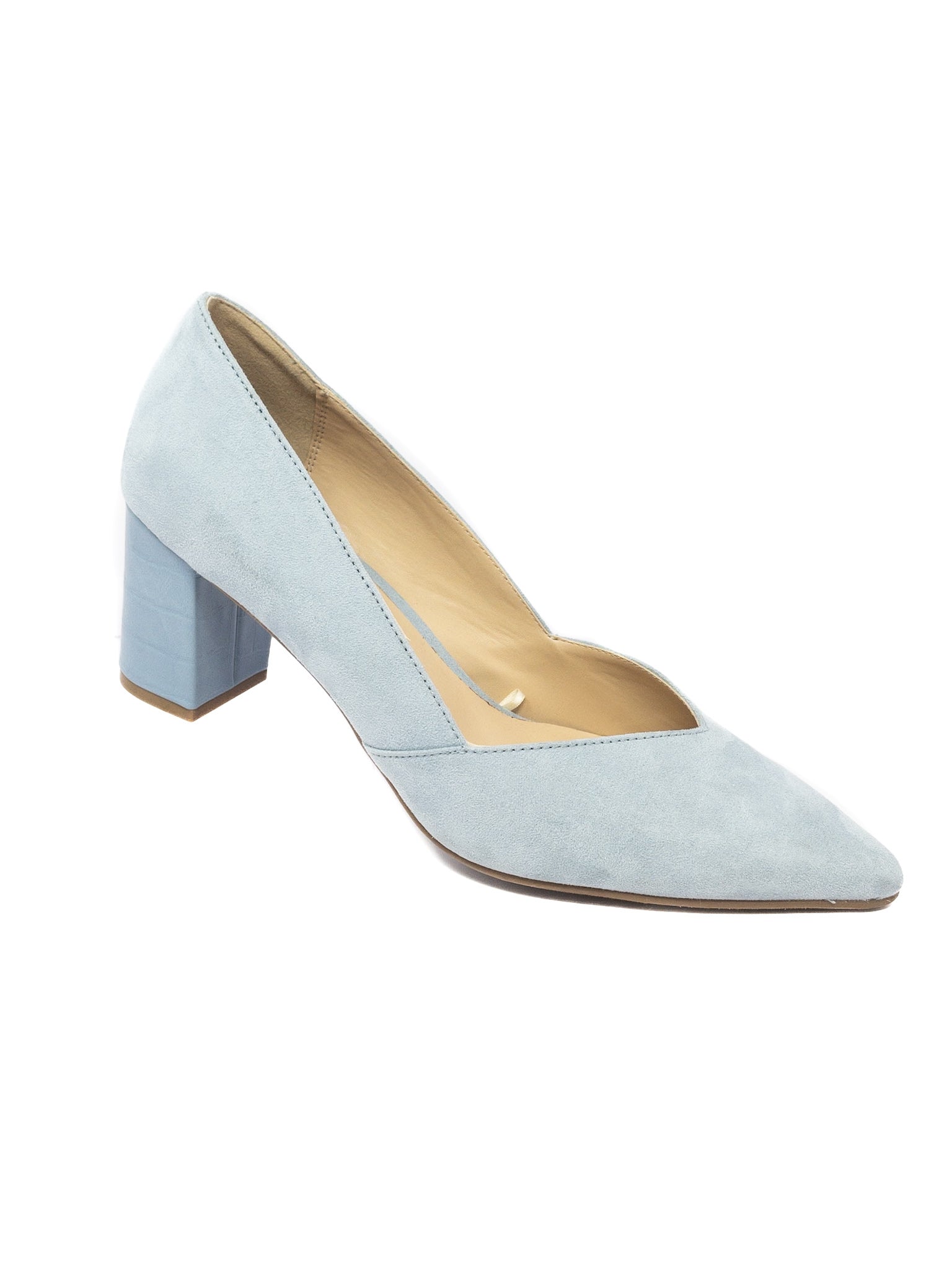Ann Taylor Light Blue Faux Suede 8.5 Pumps