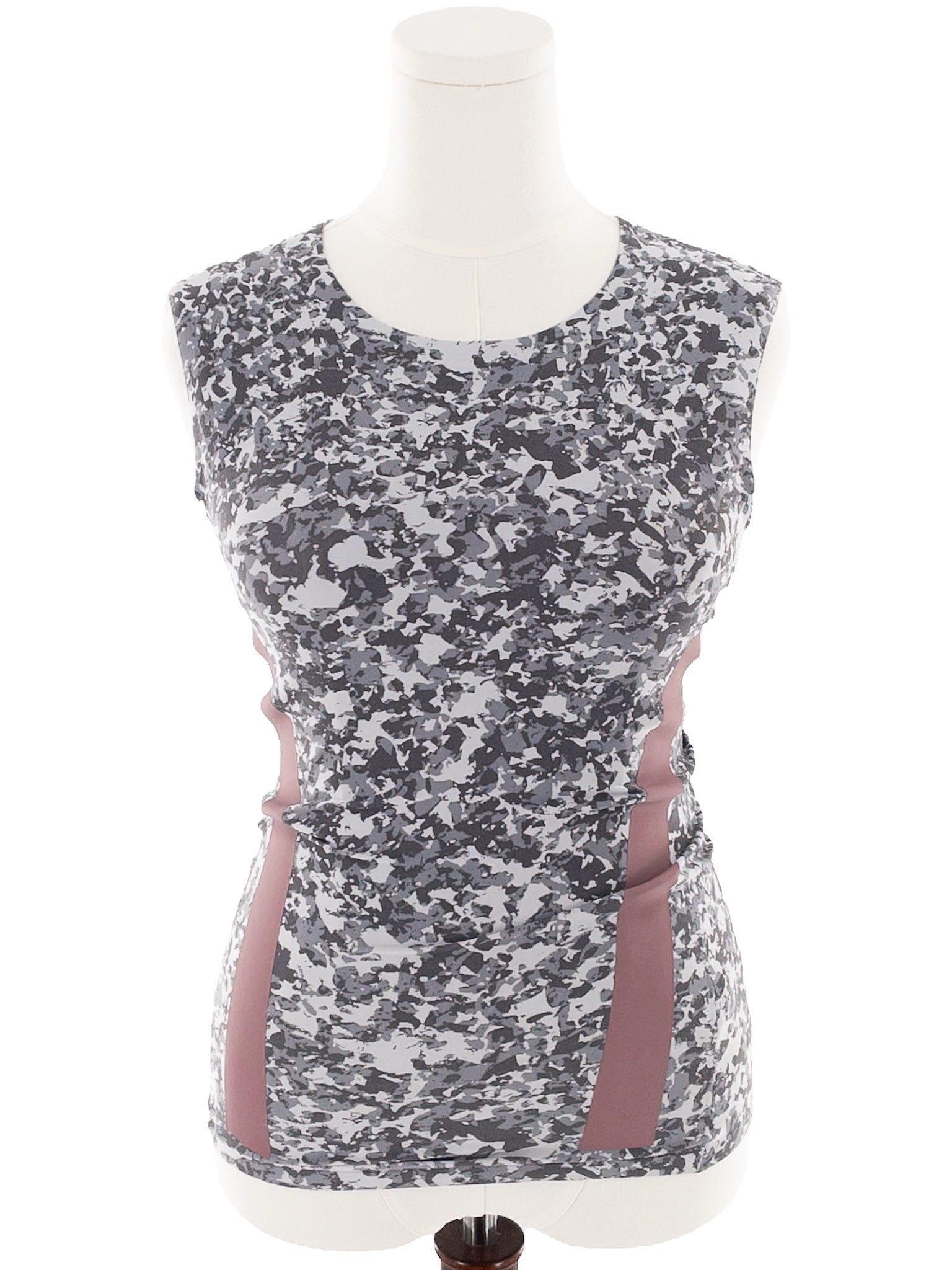 Stella McCartney Gray Lavender Camoflage Stretch Size M Tanks/Active
