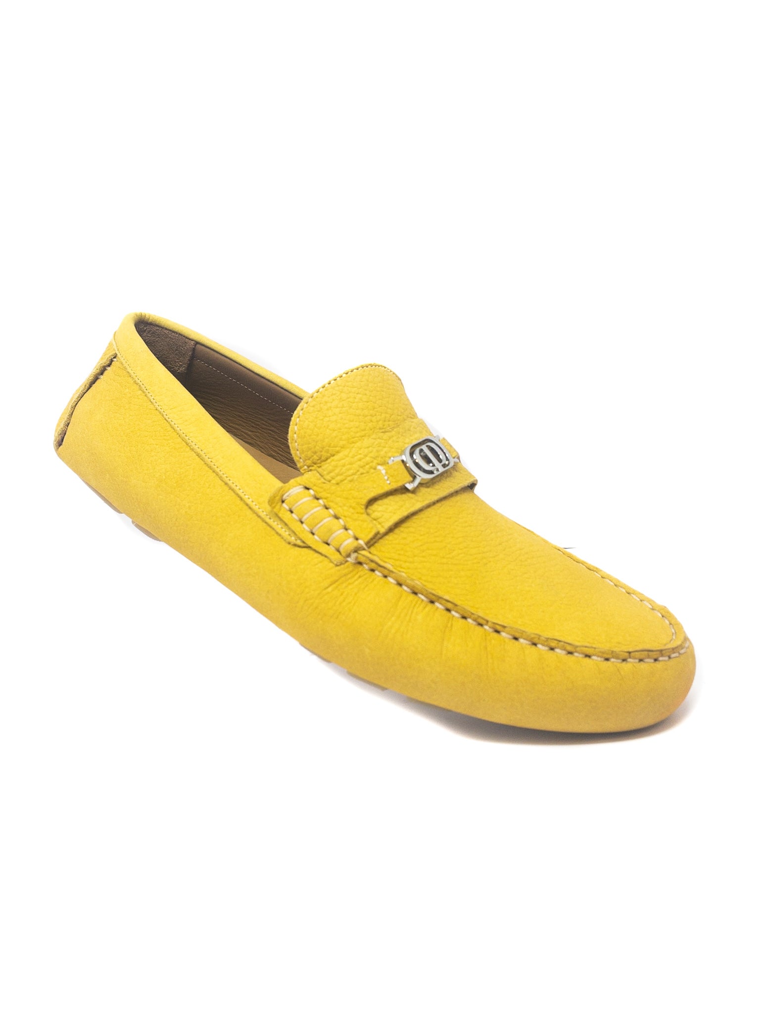 Donald Pliner Goldenrod Pebble Leather 9 Loafers