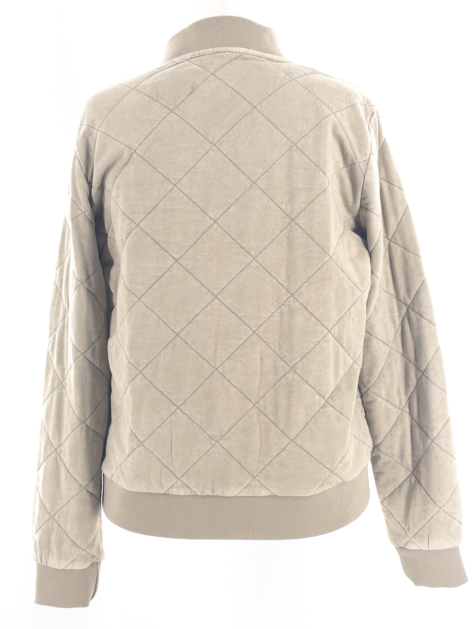 Mono B Taupe Quilt Size L Jacket